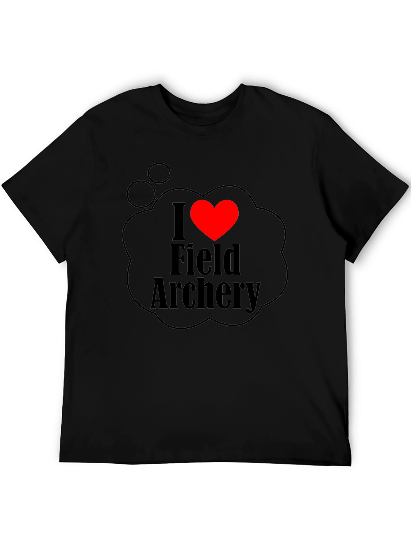 I Heart Field Archery T-Shirt - Black