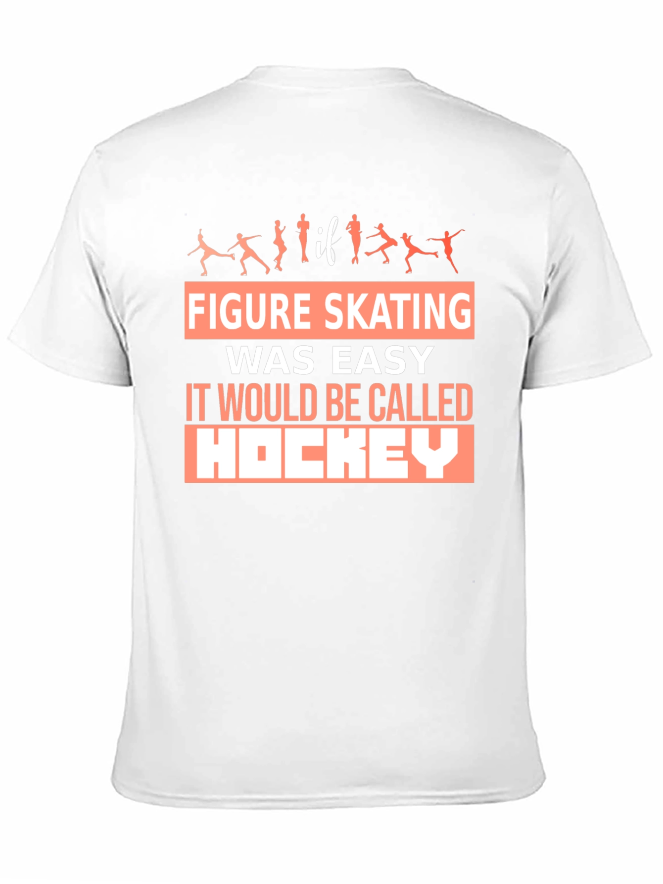 Figure Skating T-Shirt Hockey Funny Skater Tee