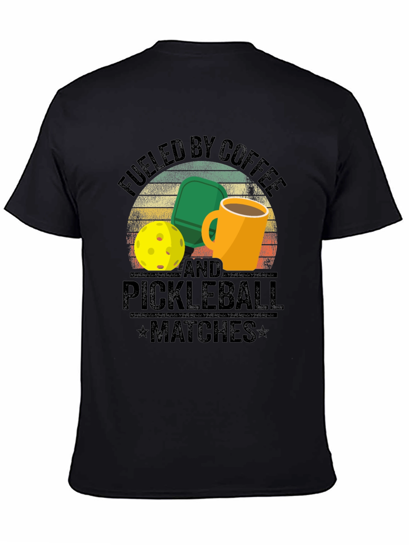 Fueled by Coffee and Pickleball T-Shirt