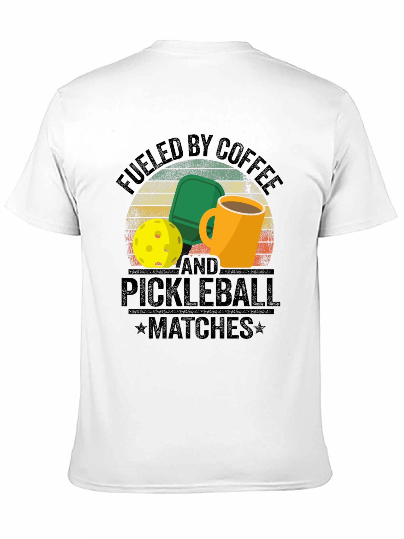 Fueled by Coffee and Pickleball T-Shirt