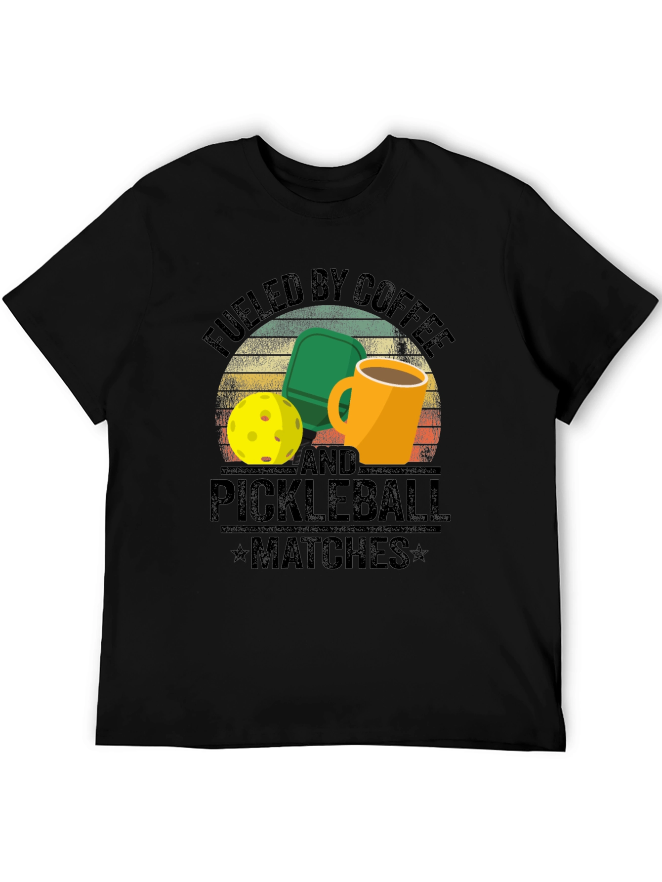 Fueled by Coffee and Pickleball T-Shirt