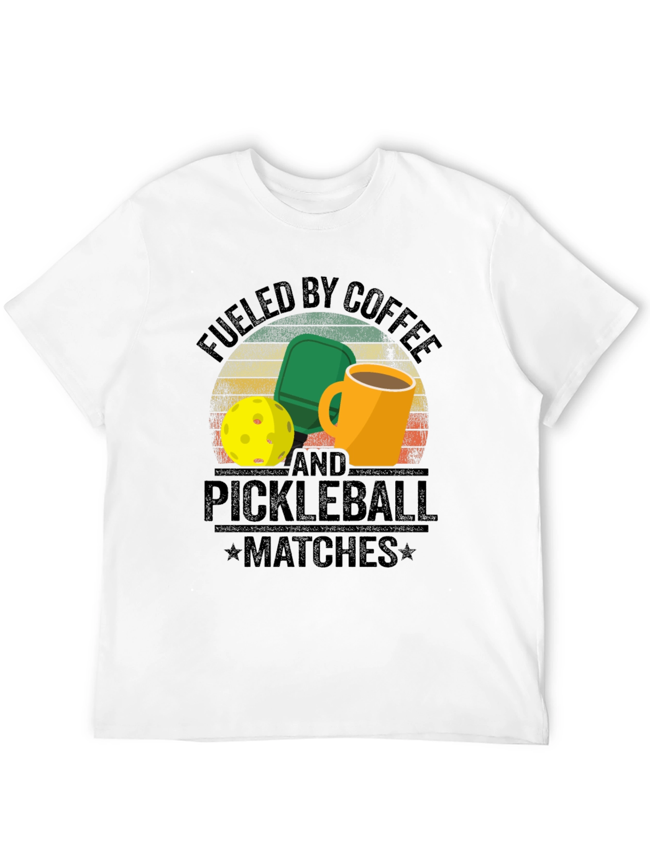 Fueled by Coffee and Pickleball T-Shirt