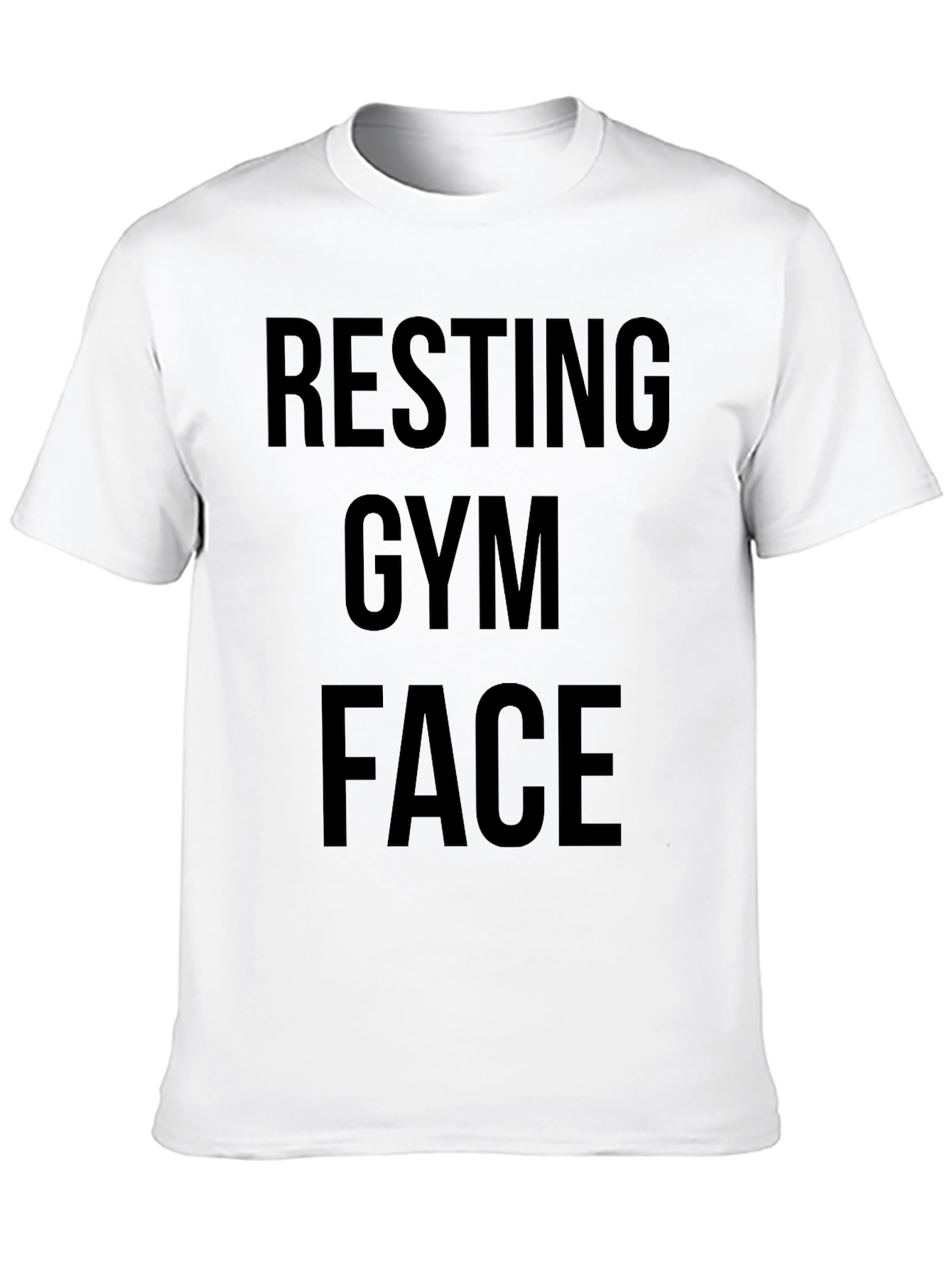 Resting Gym Face Graphic T-Shirt