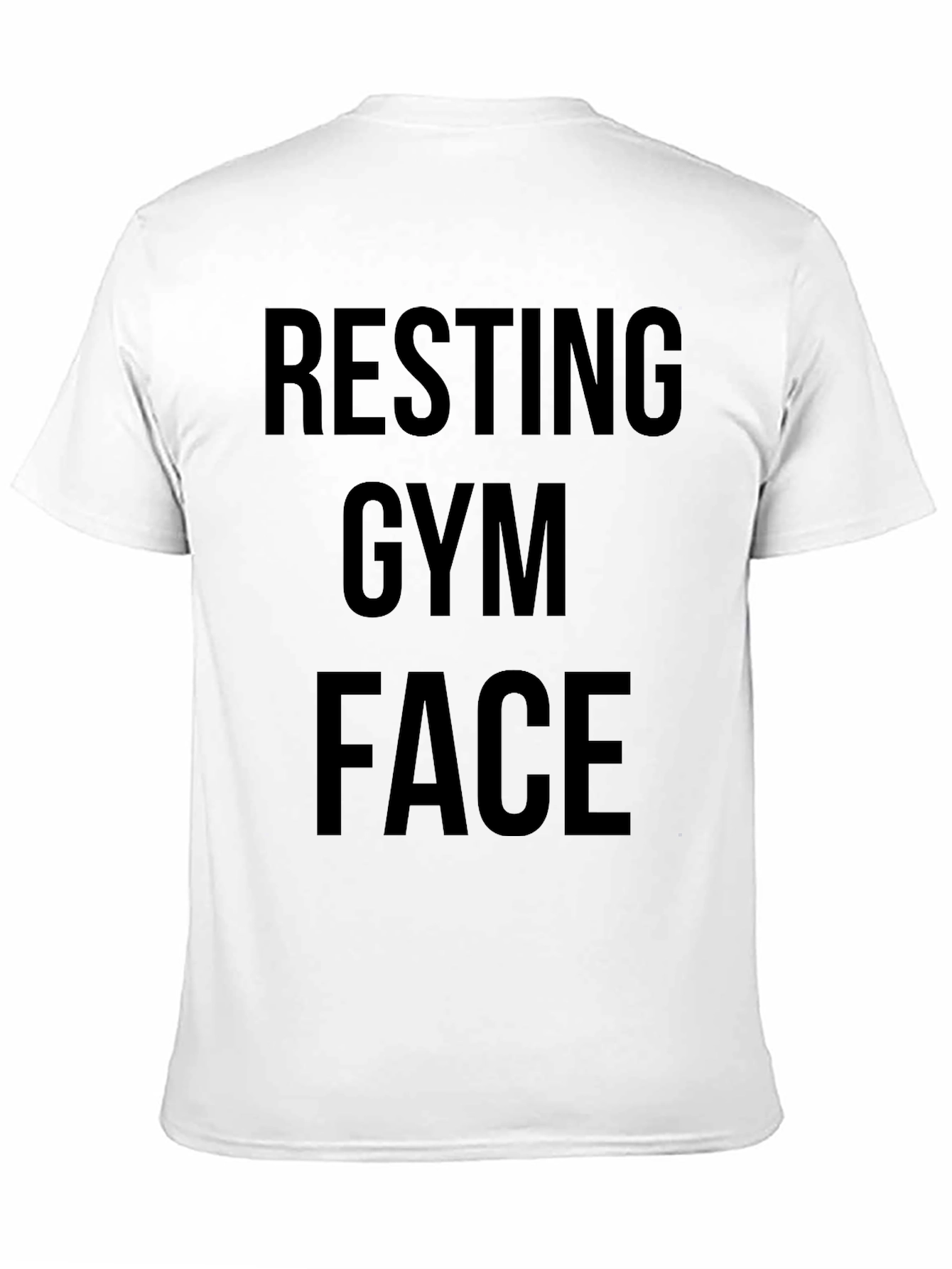 Resting Gym Face Graphic T-Shirt