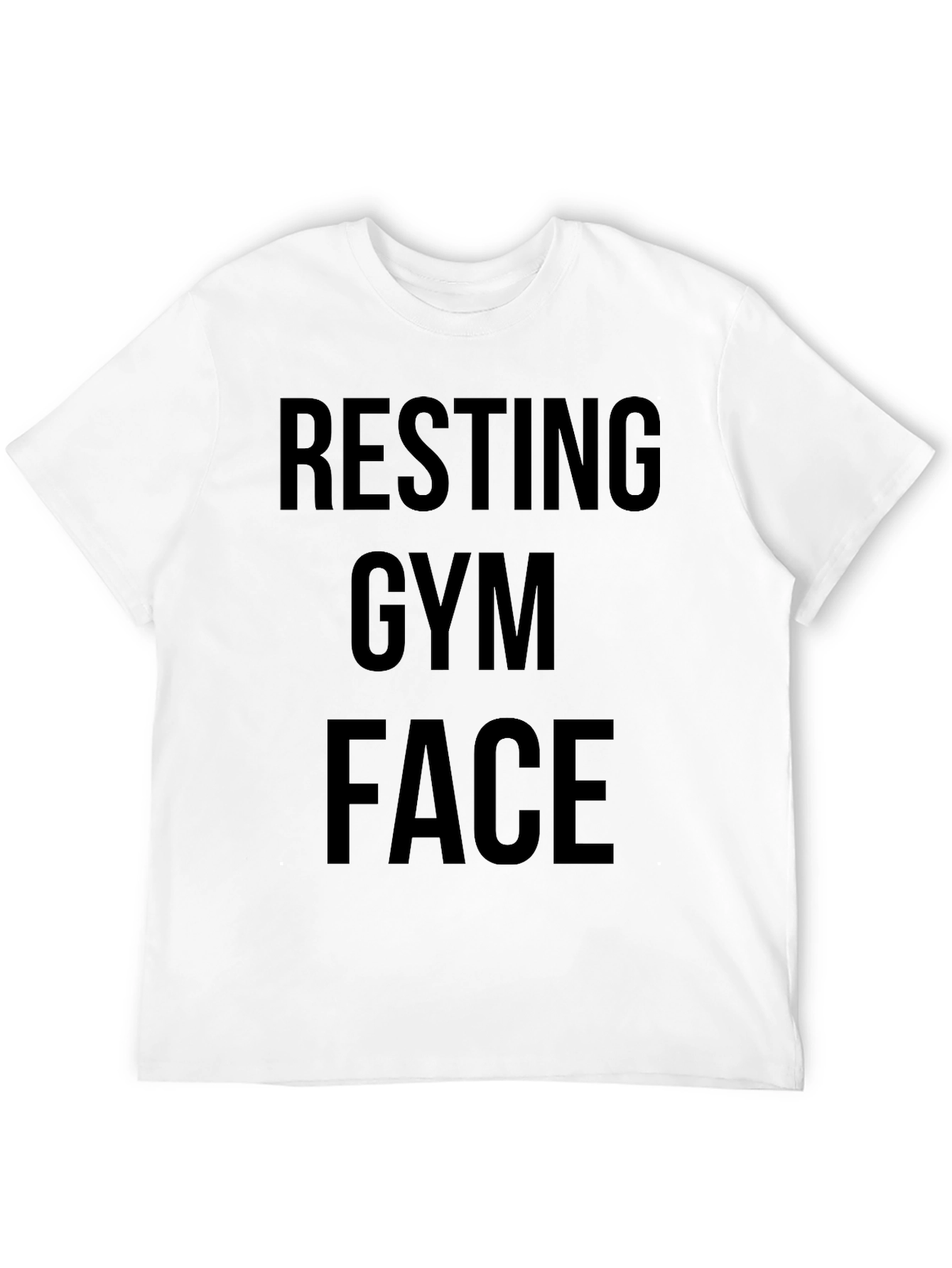 Resting Gym Face Graphic T-Shirt