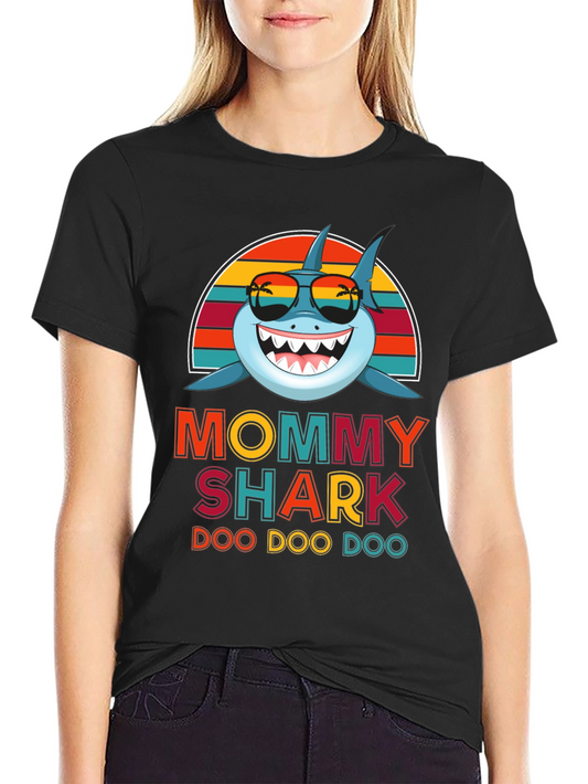Mommy Shark T-Shirt - Doo Doo Doo - Fun Graphic Tee