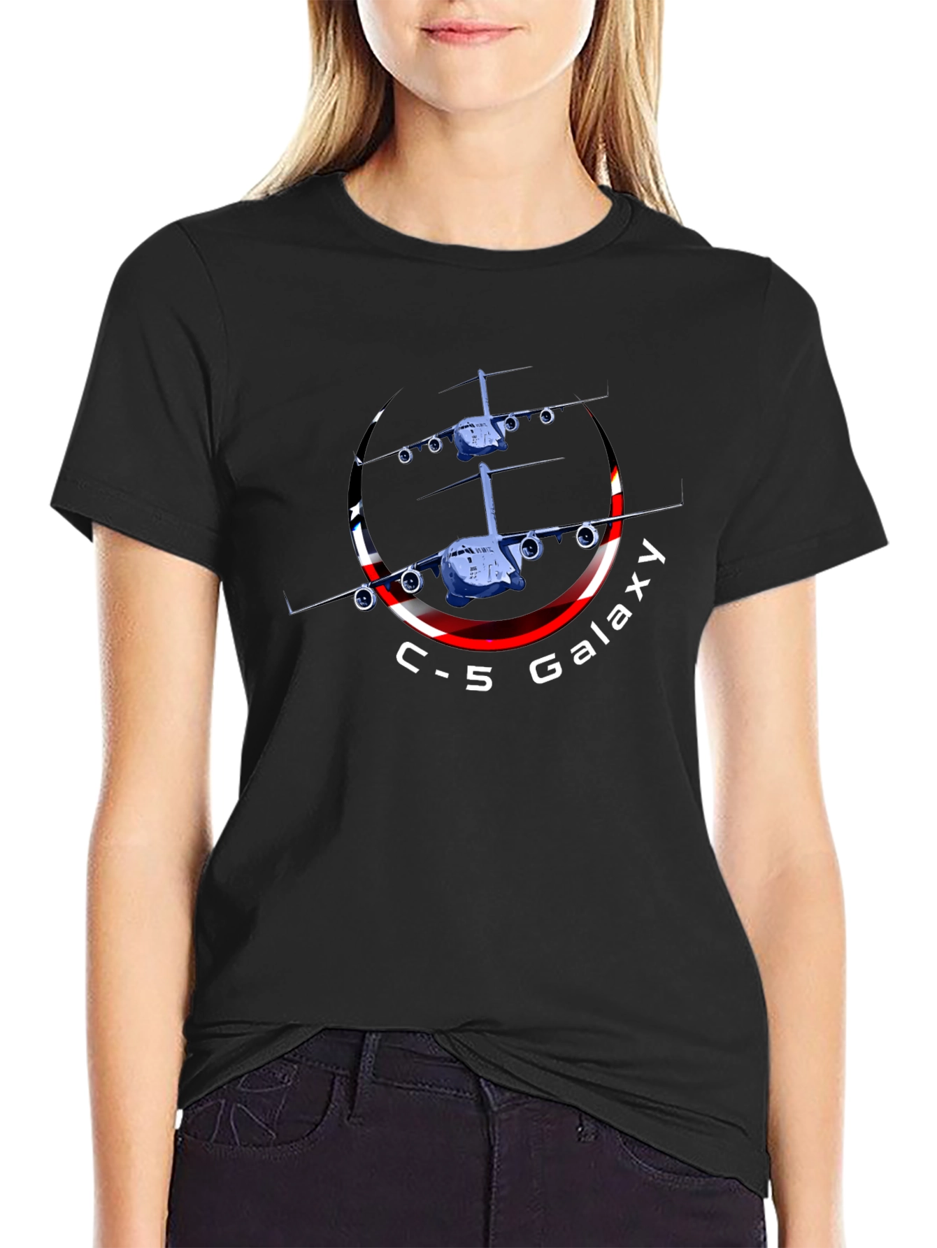 C-5 Galaxy Graphic Print Tee