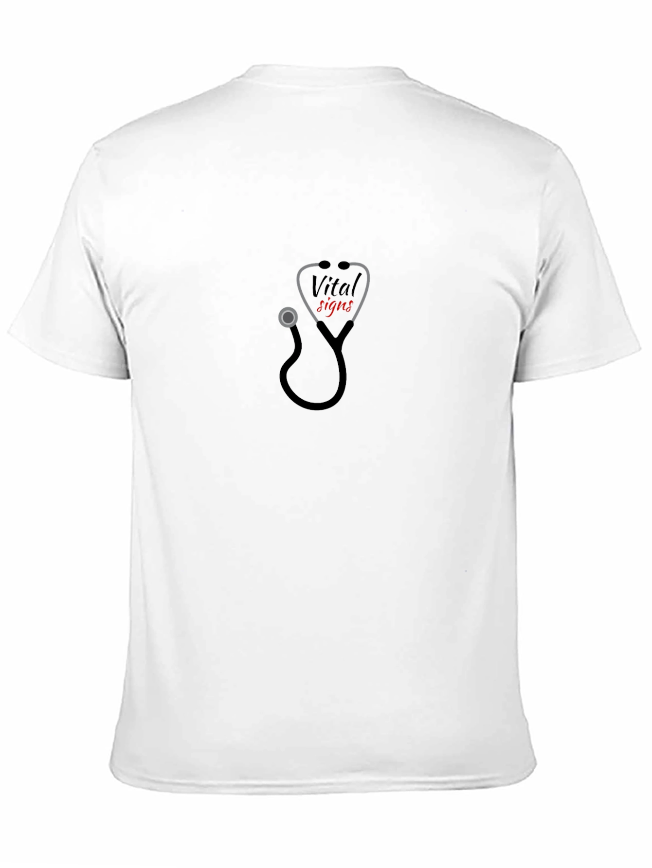 Vital Signs Stethoscope Graphic Tee