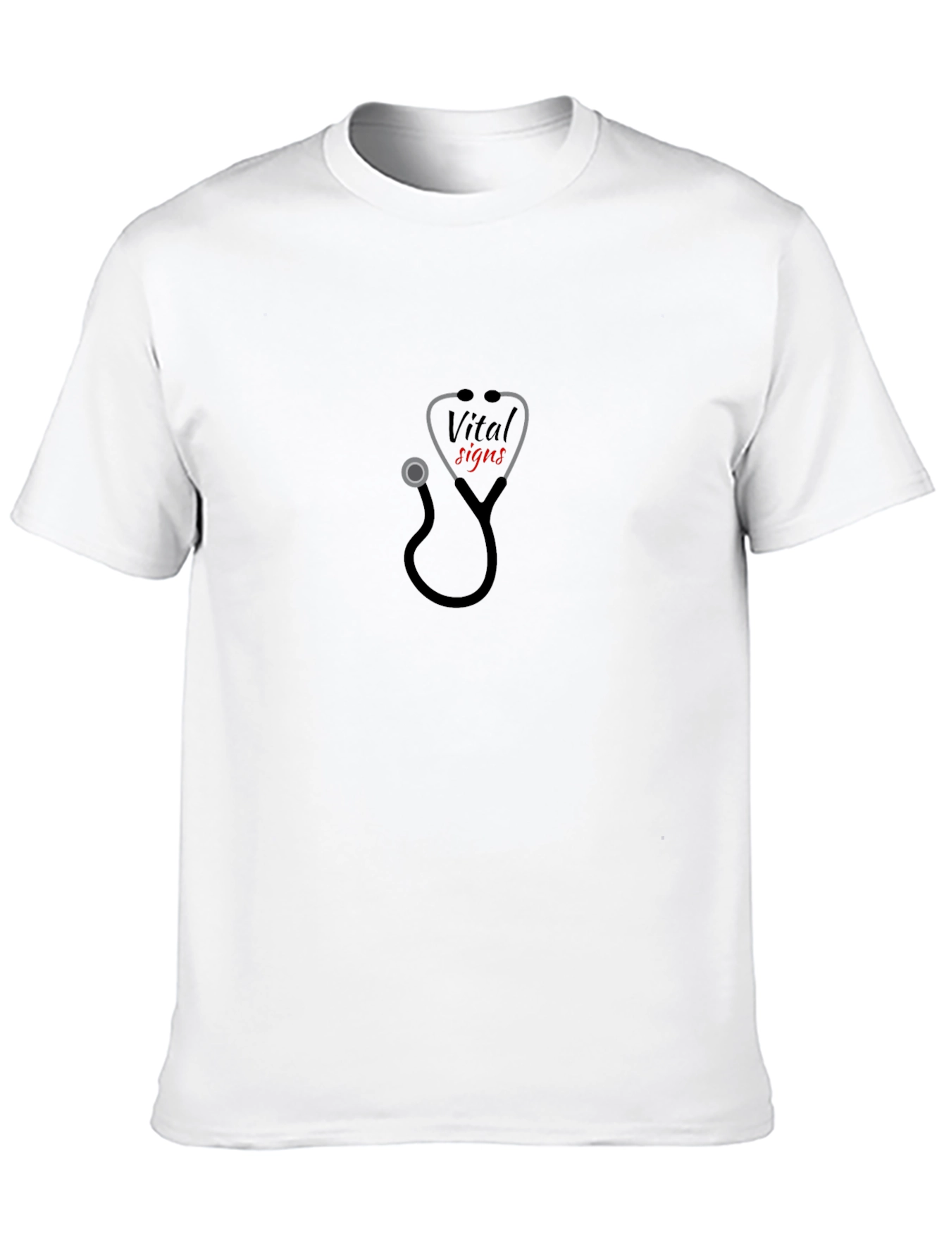 Vital Signs Stethoscope Graphic Tee