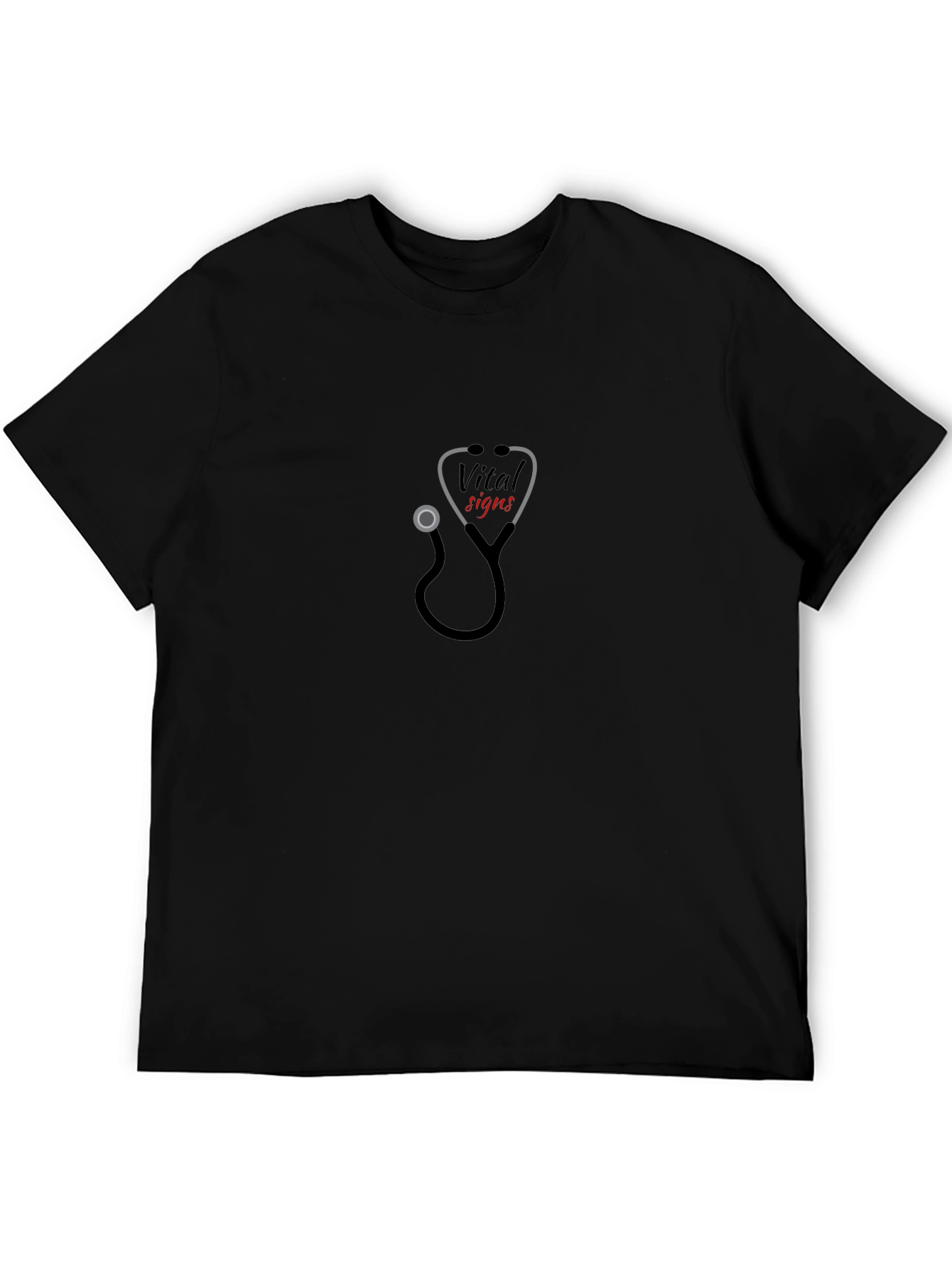 Vital Signs Stethoscope Graphic Tee