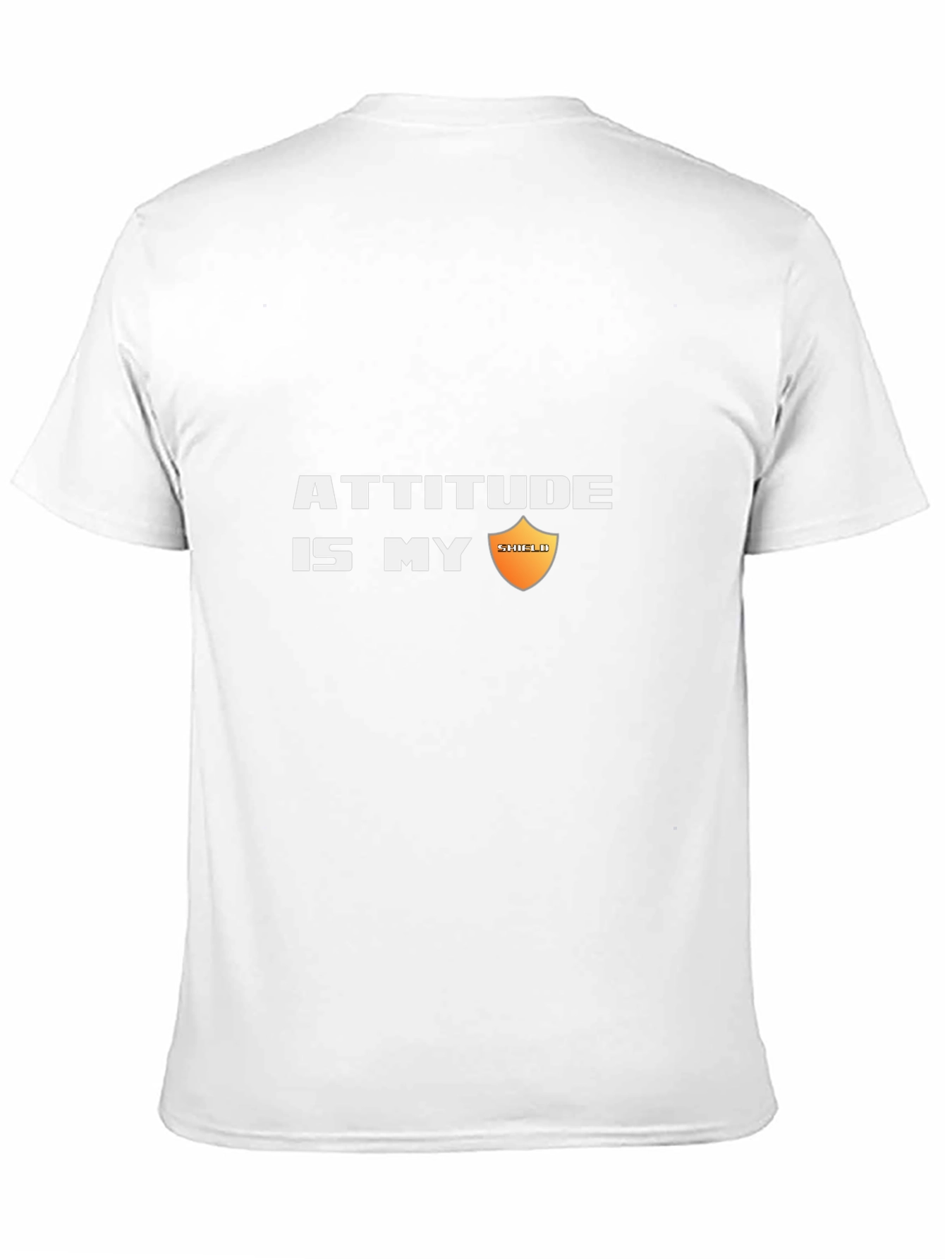 Attitude is My Shield Black T-Shirt