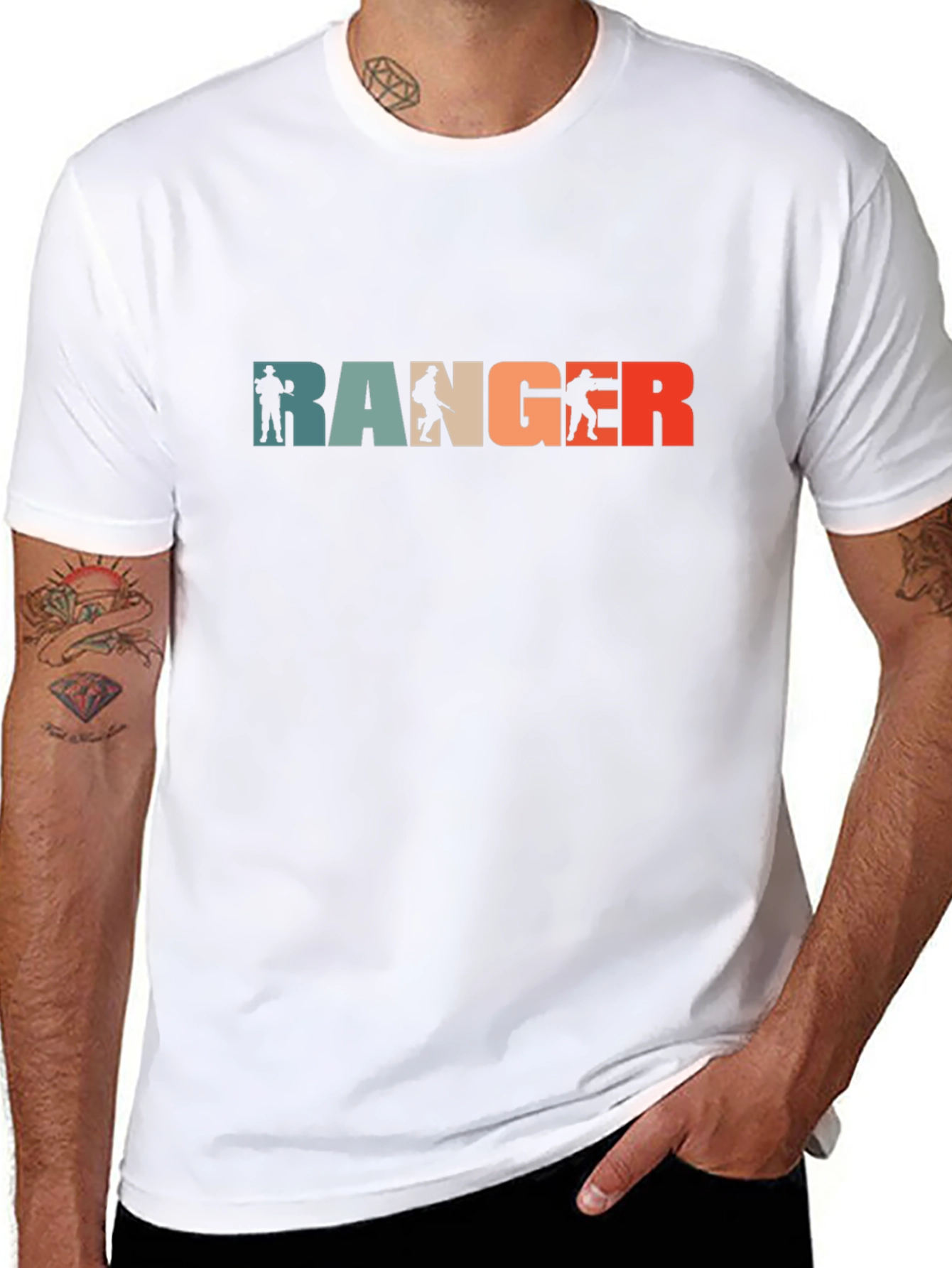 Ranger Graphic Tee - Military Style Casual Shirt
