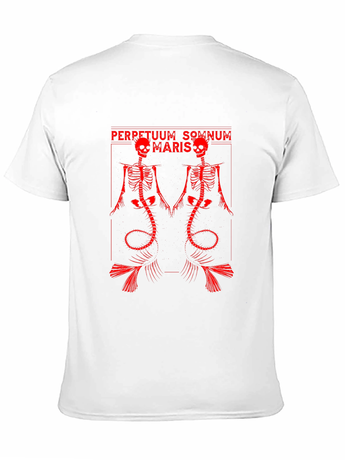 Perpetuum Somnum Maris Skeleton Graphic Tee