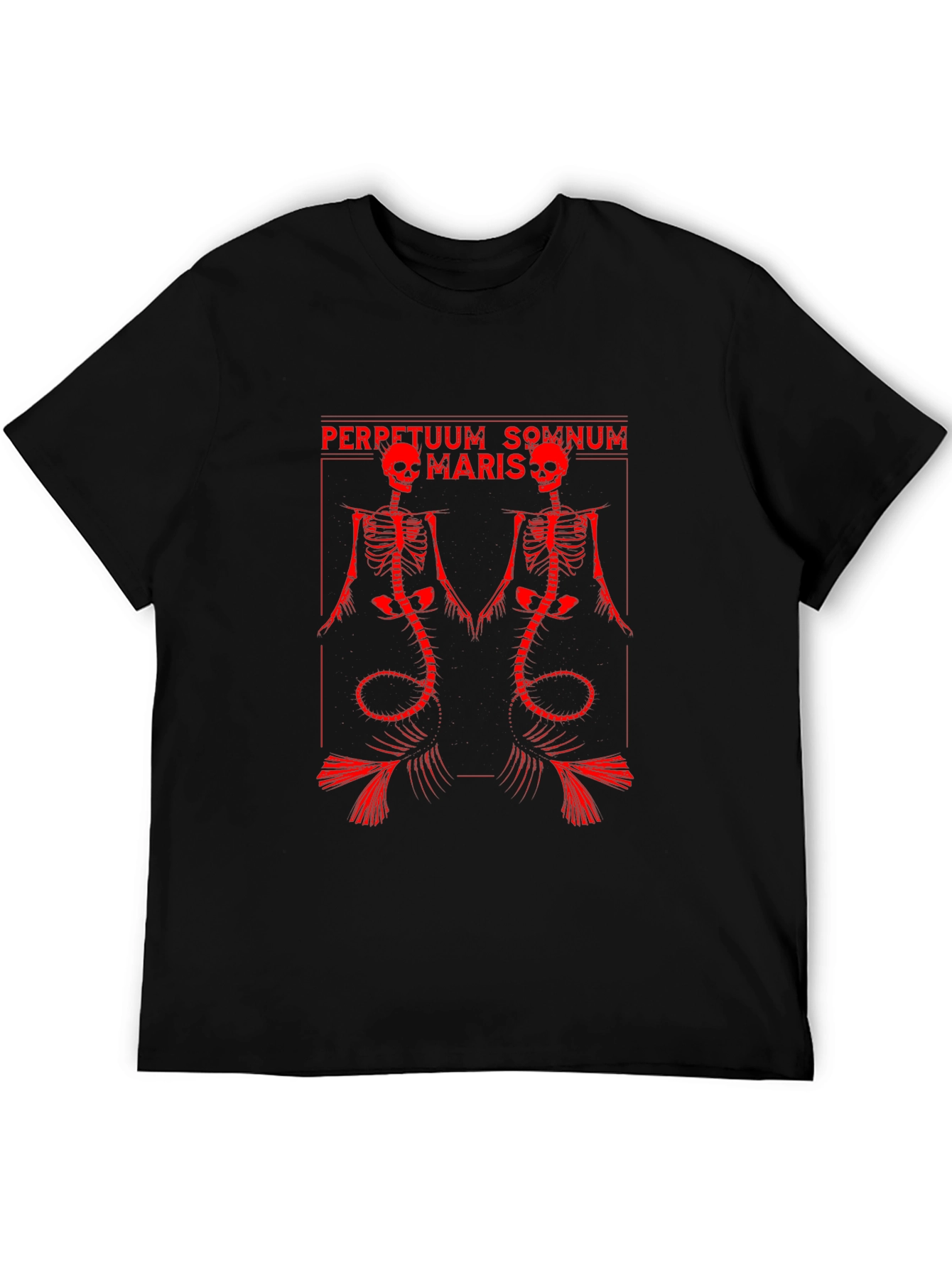 Perpetuum Somnum Maris Skeleton Graphic Tee