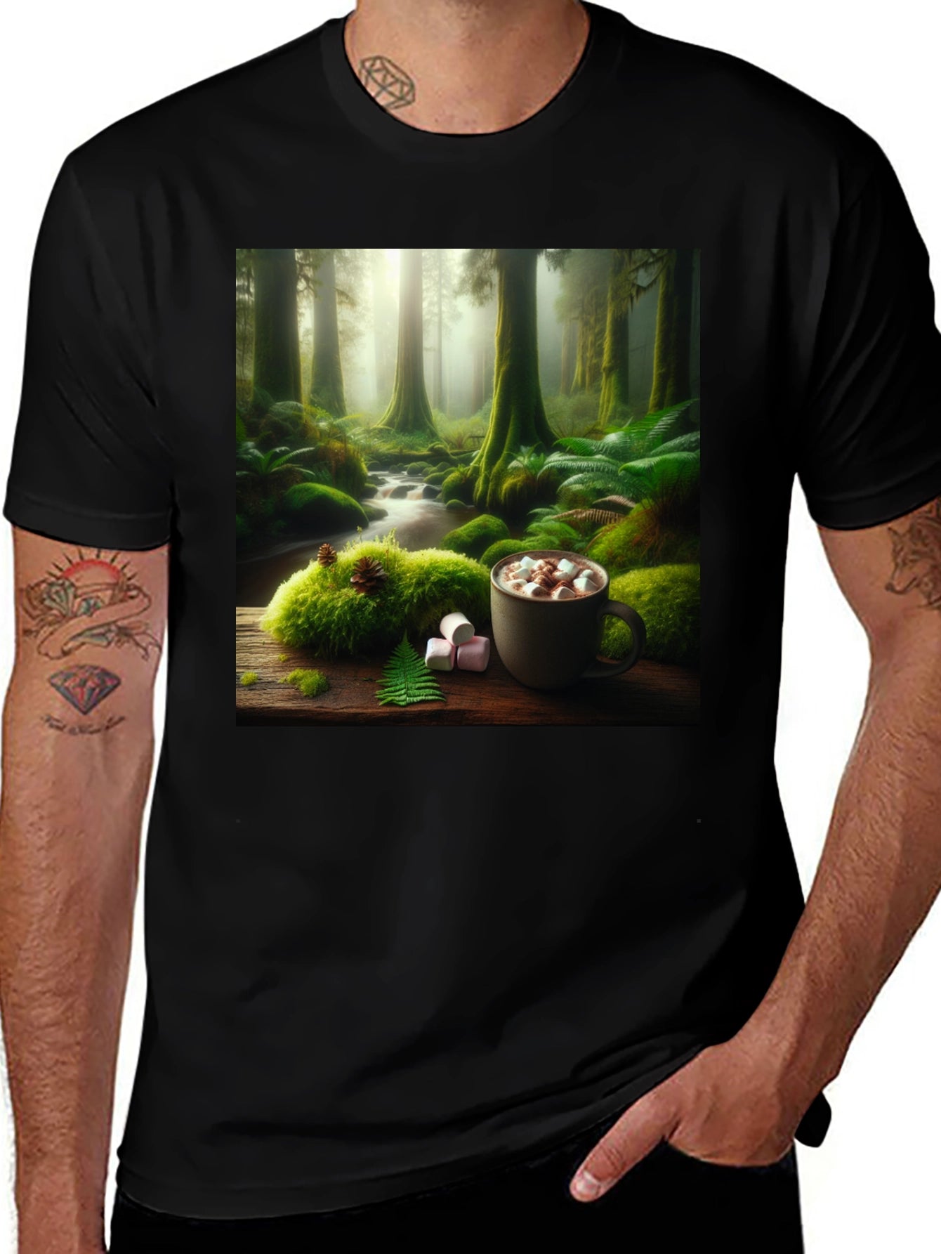 Forest Marshmallow Mug T-Shirt