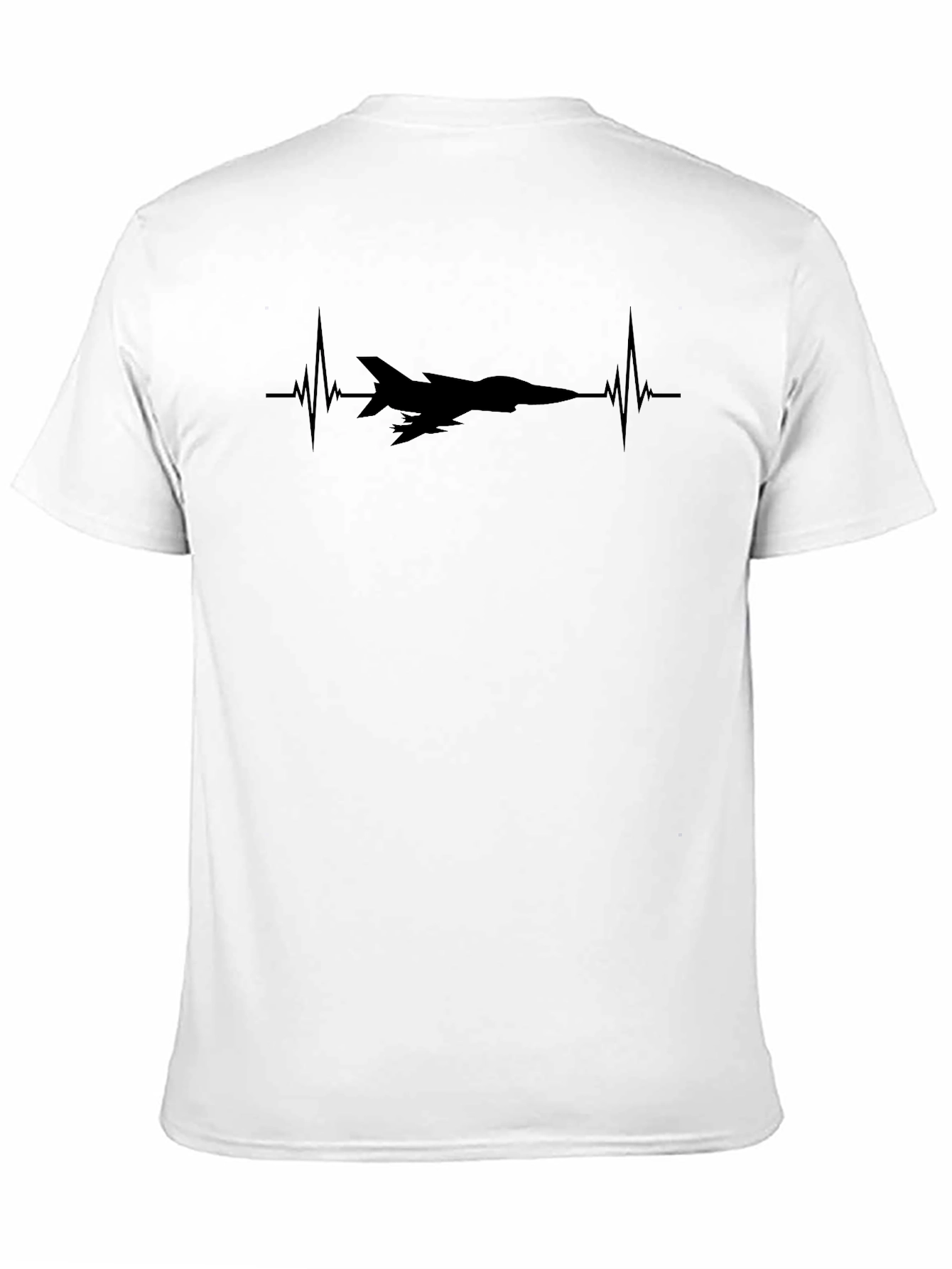 Jet Heartbeat T-Shirt - Aviation Enthusiast Tee