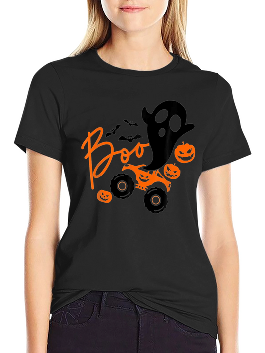 Halloween Boo Monster Truck T-Shirt