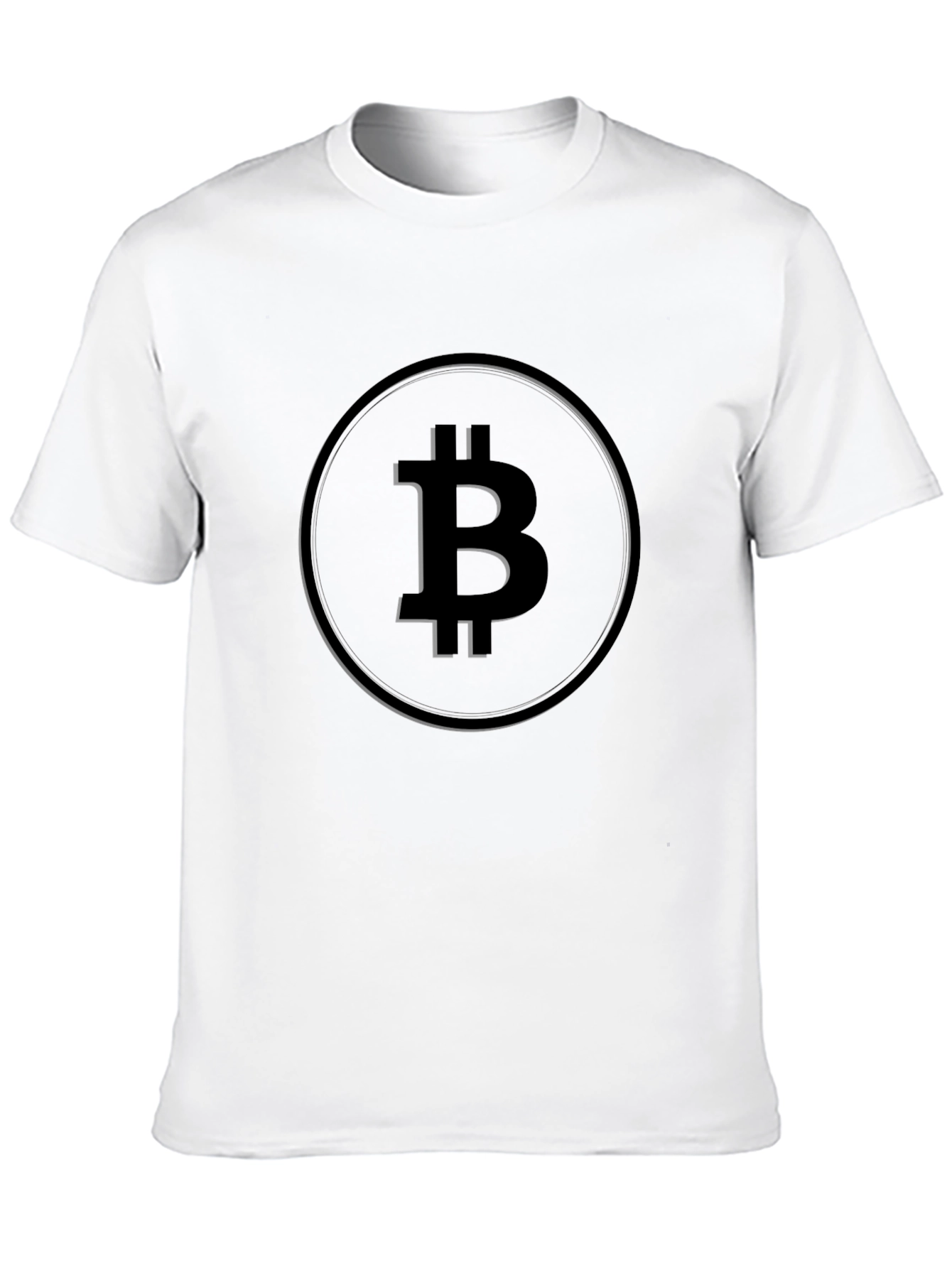 Bitcoin Symbol Black T-Shirt