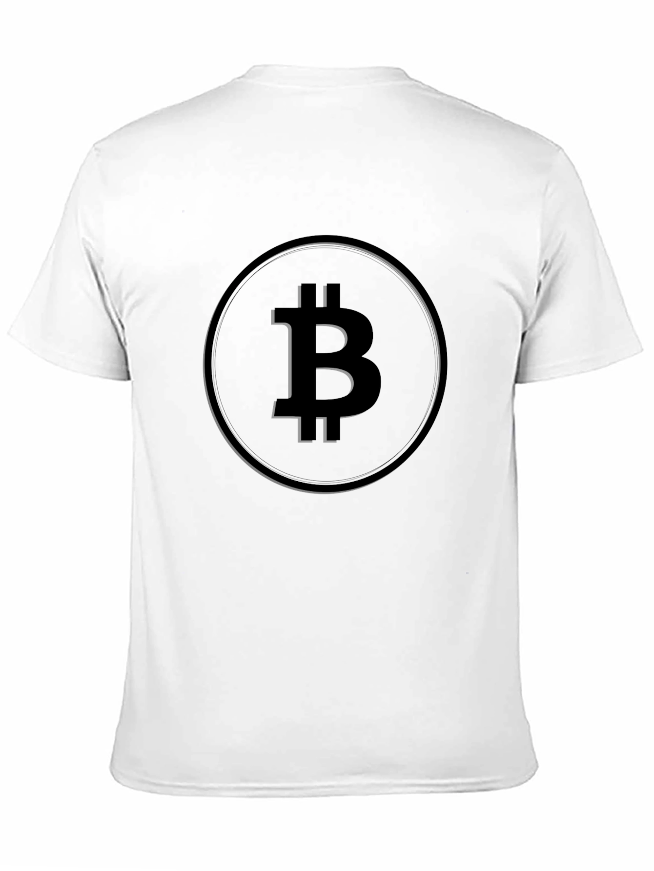 Bitcoin Symbol Black T-Shirt