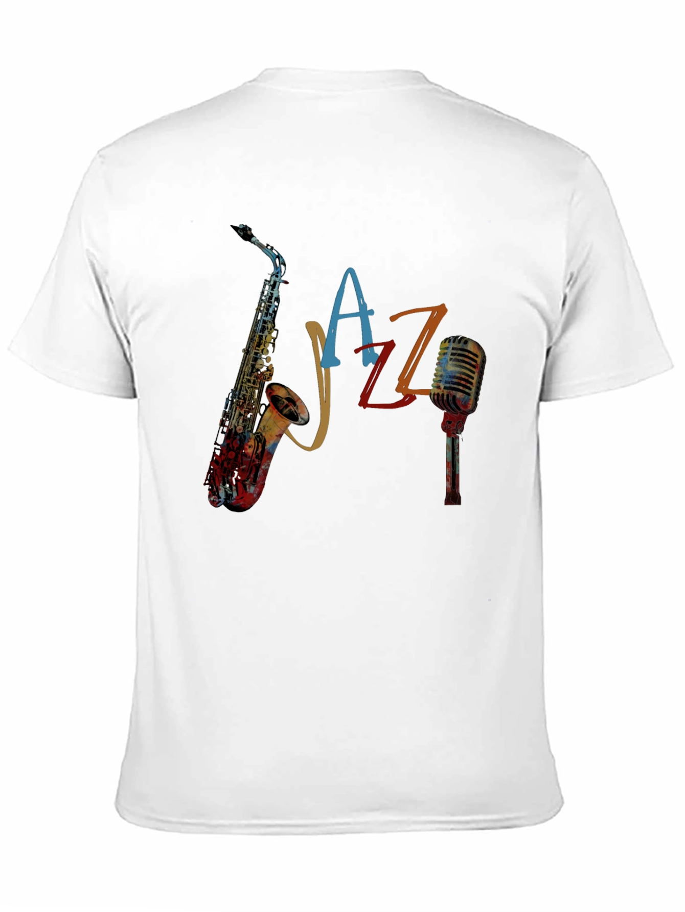 Jazz Saxophone Graphic Tee - Cool Music Lover Shirt