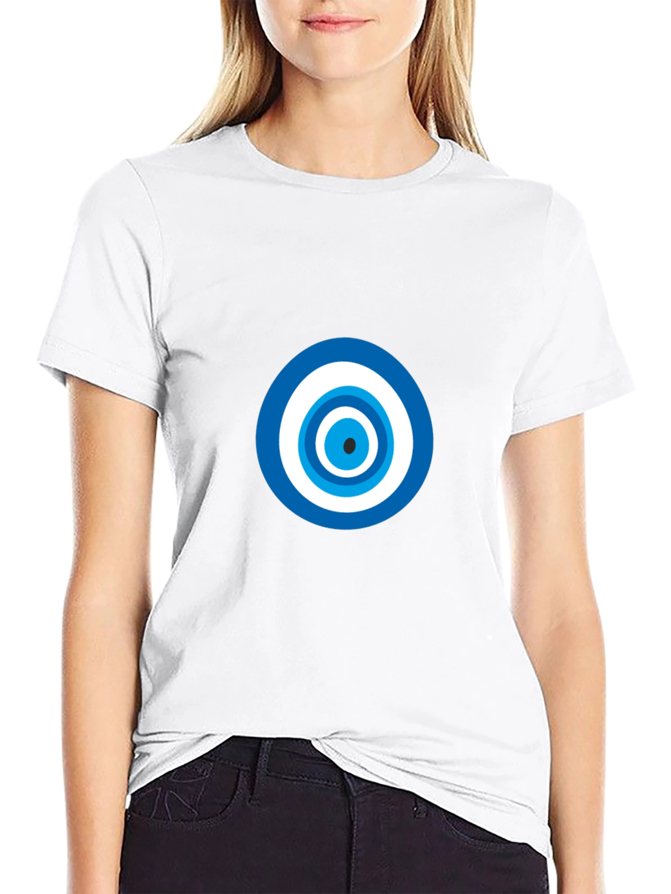 Evil Eye Graphic Black T-Shirt