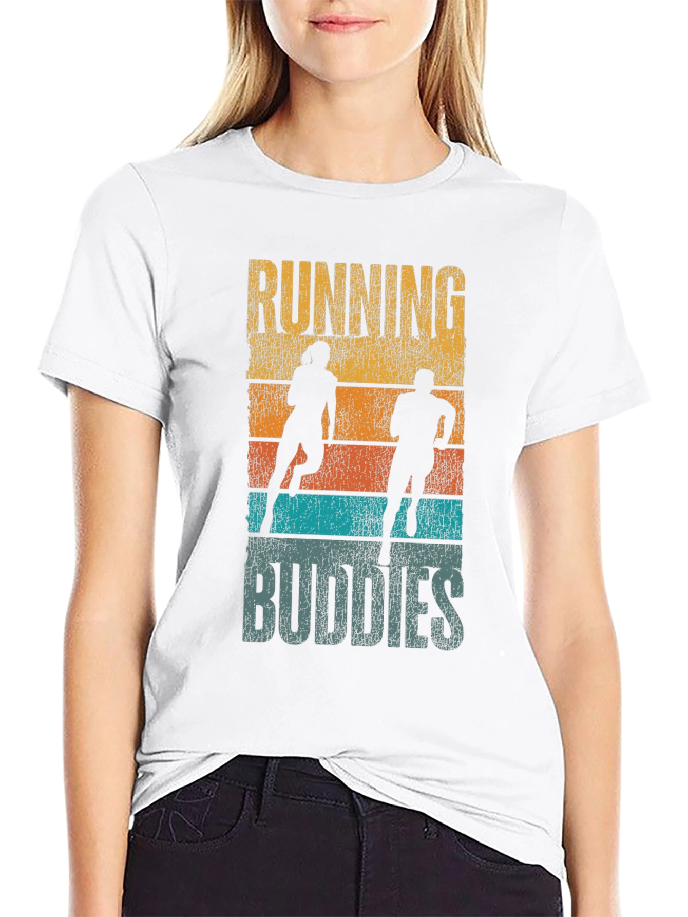 Running Buddies Graphic Tee - Athletic Casual