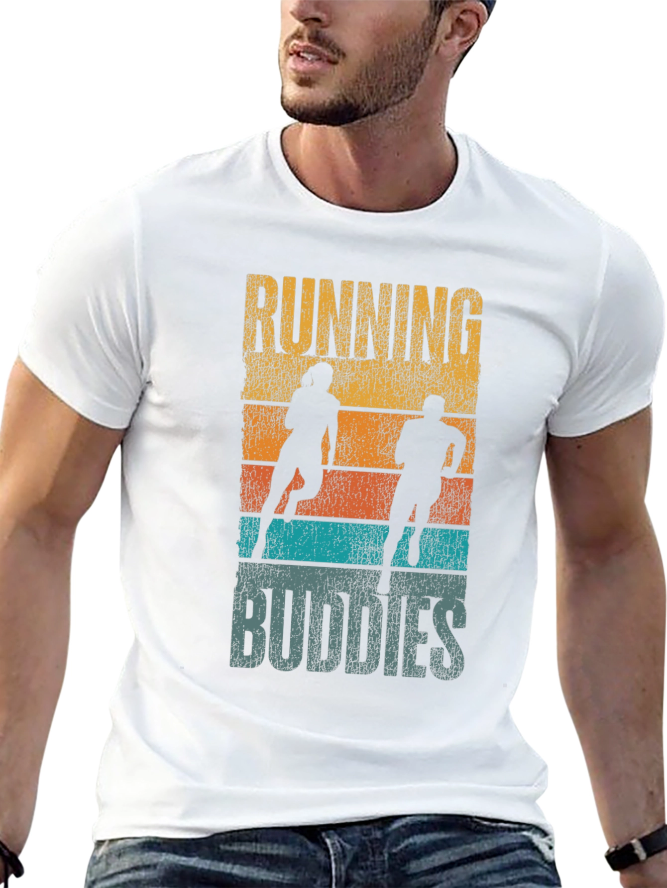 Running Buddies Graphic Tee - Athletic Casual