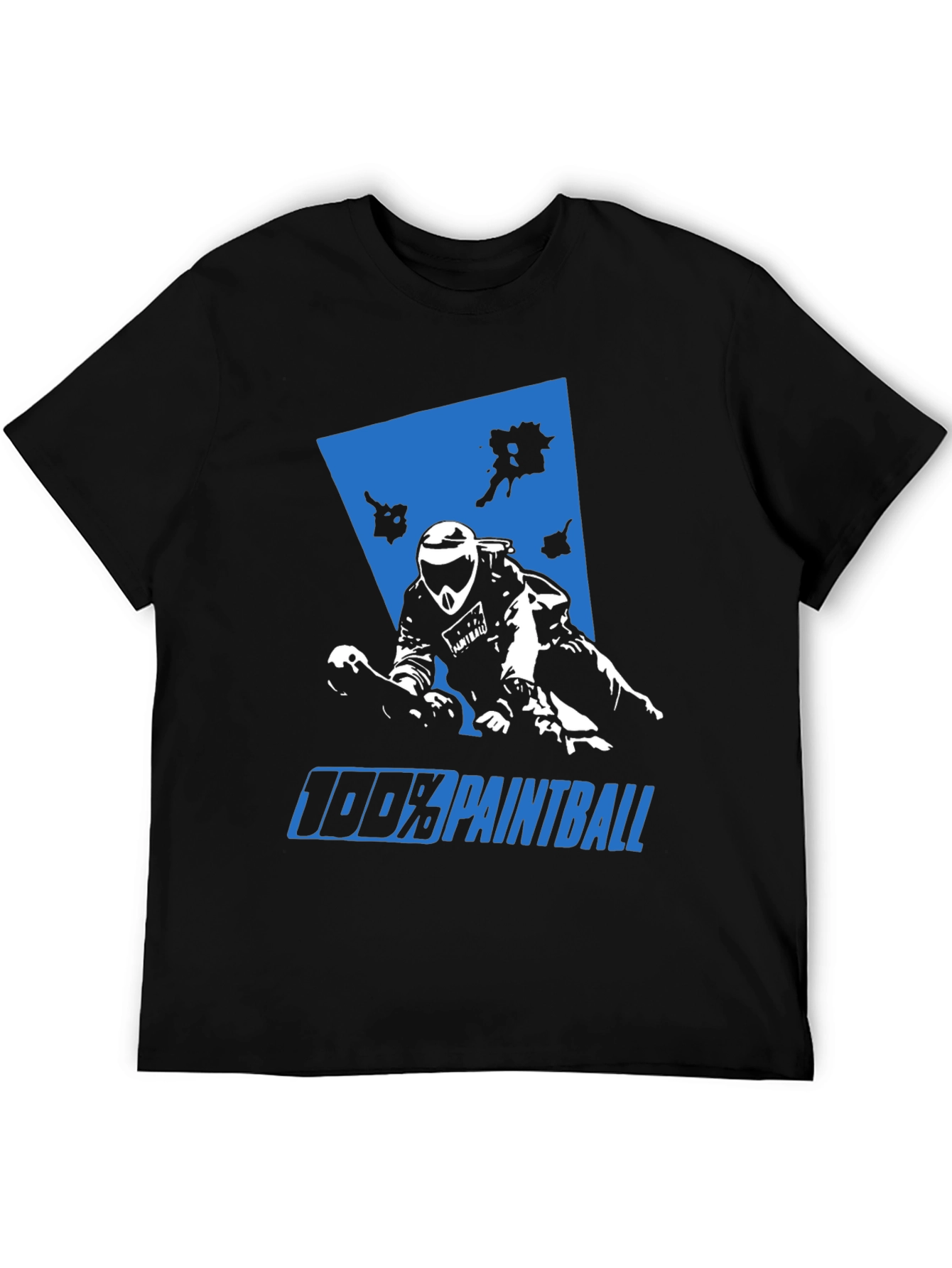 100% Paintball Graphic Tee - Black