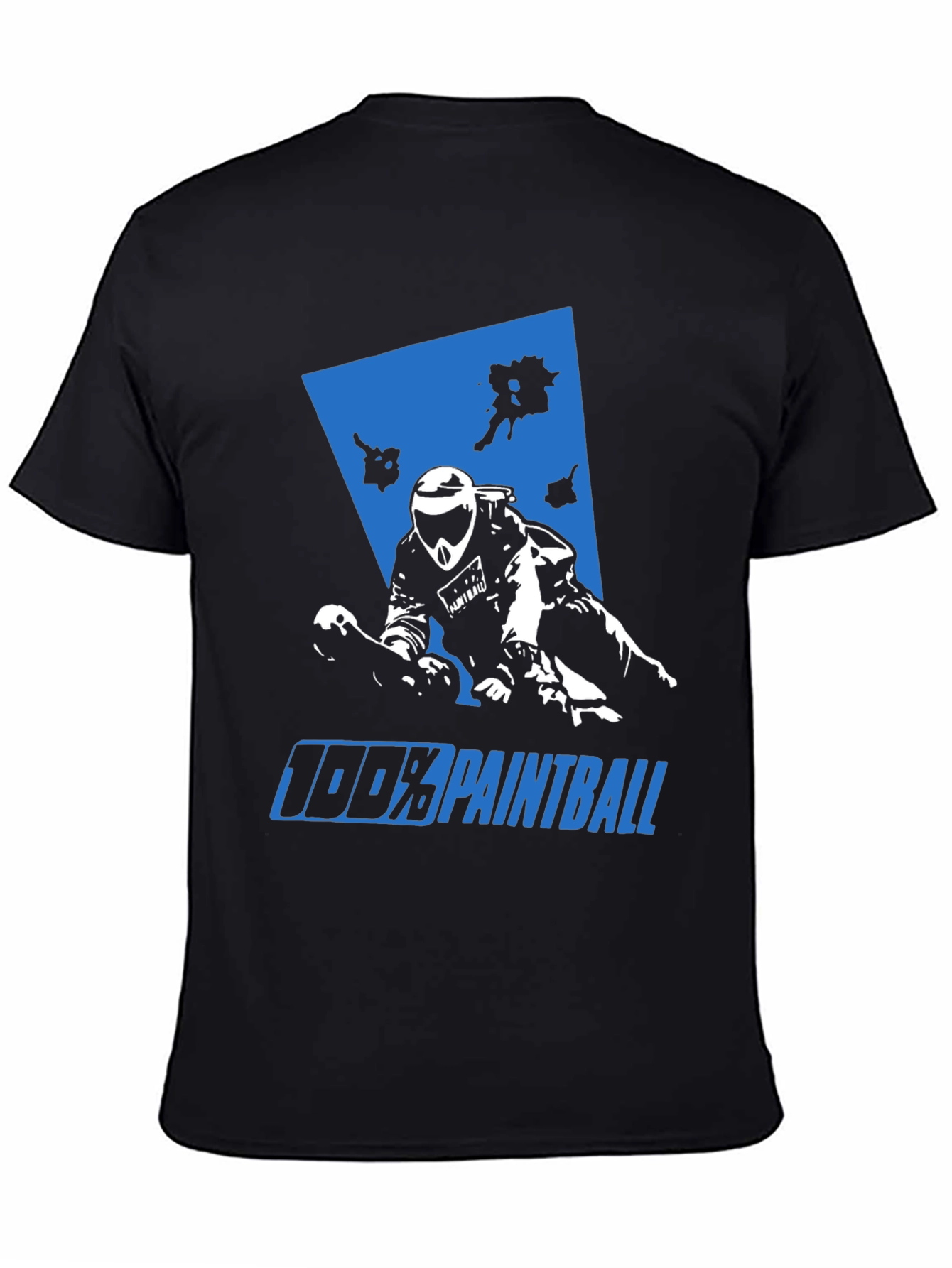 100% Paintball Graphic Tee - Black