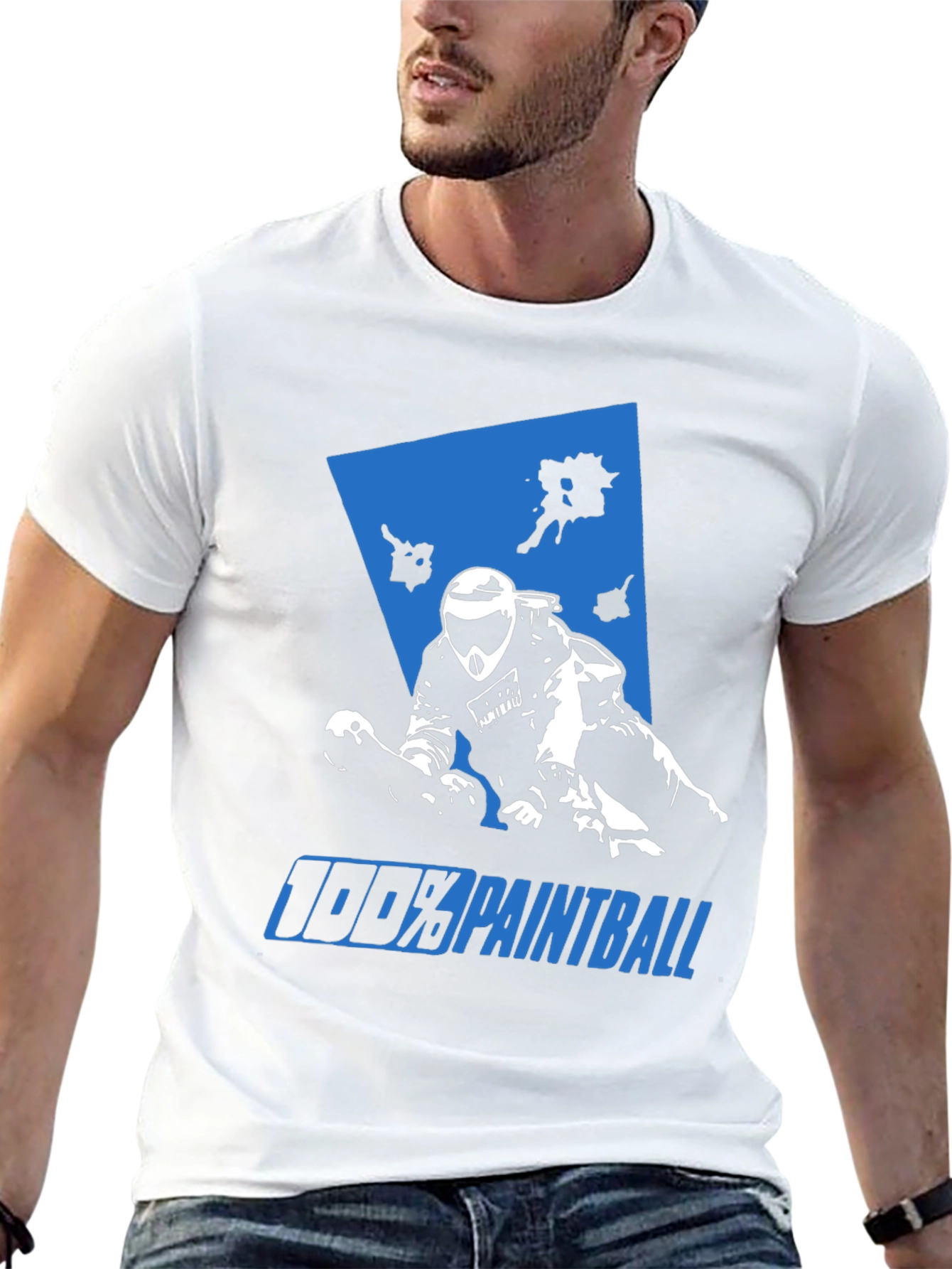 100% Paintball Graphic Tee - Black