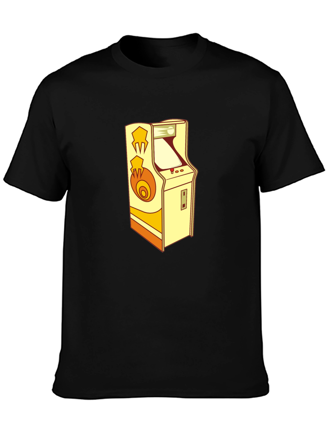 Retro Arcade Game Black T-Shirt - Classic Gamer Style