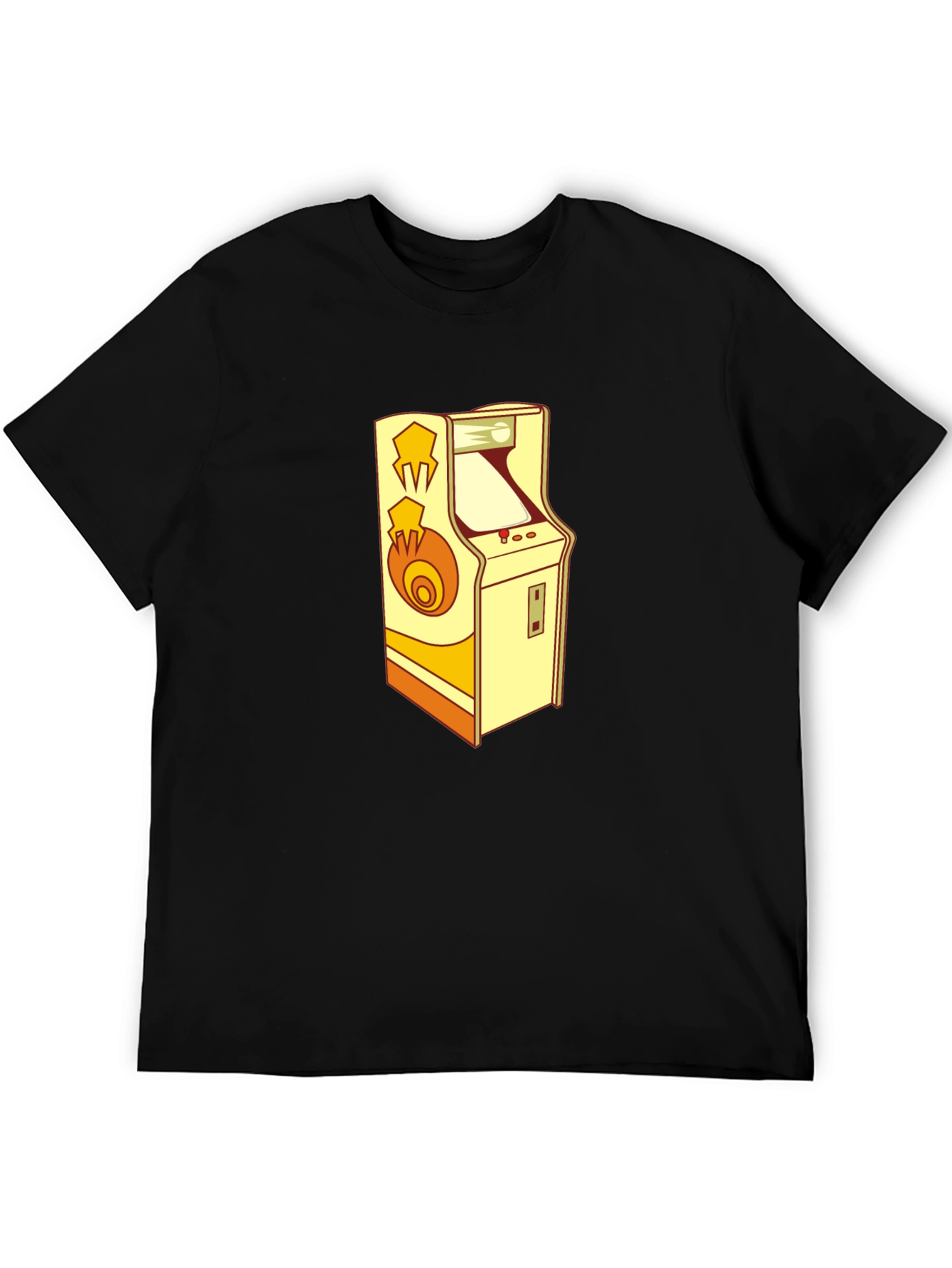 Retro Arcade Game Black T-Shirt - Classic Gamer Style