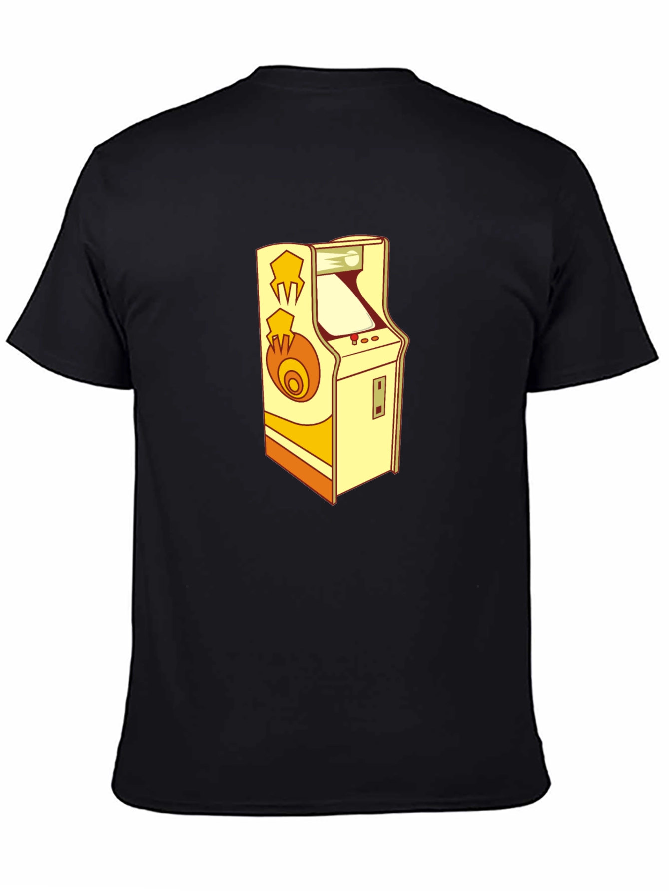 Retro Arcade Game Black T-Shirt - Classic Gamer Style