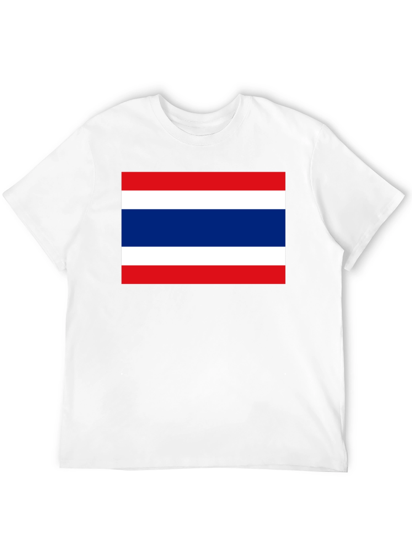 Thailand Flag Graphic T-Shirt - Black Cotton Tee