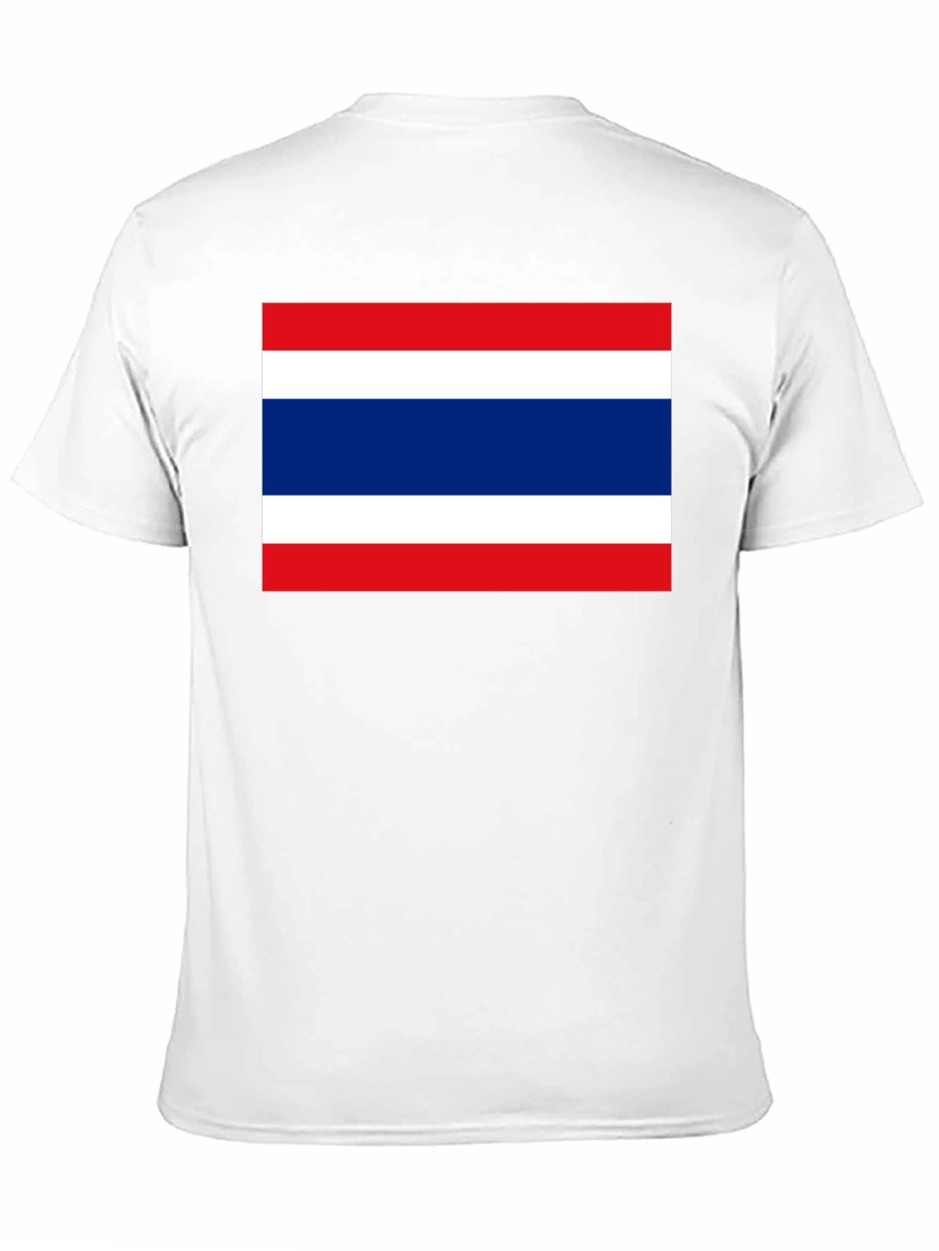 Thailand Flag Graphic T-Shirt - Black Cotton Tee