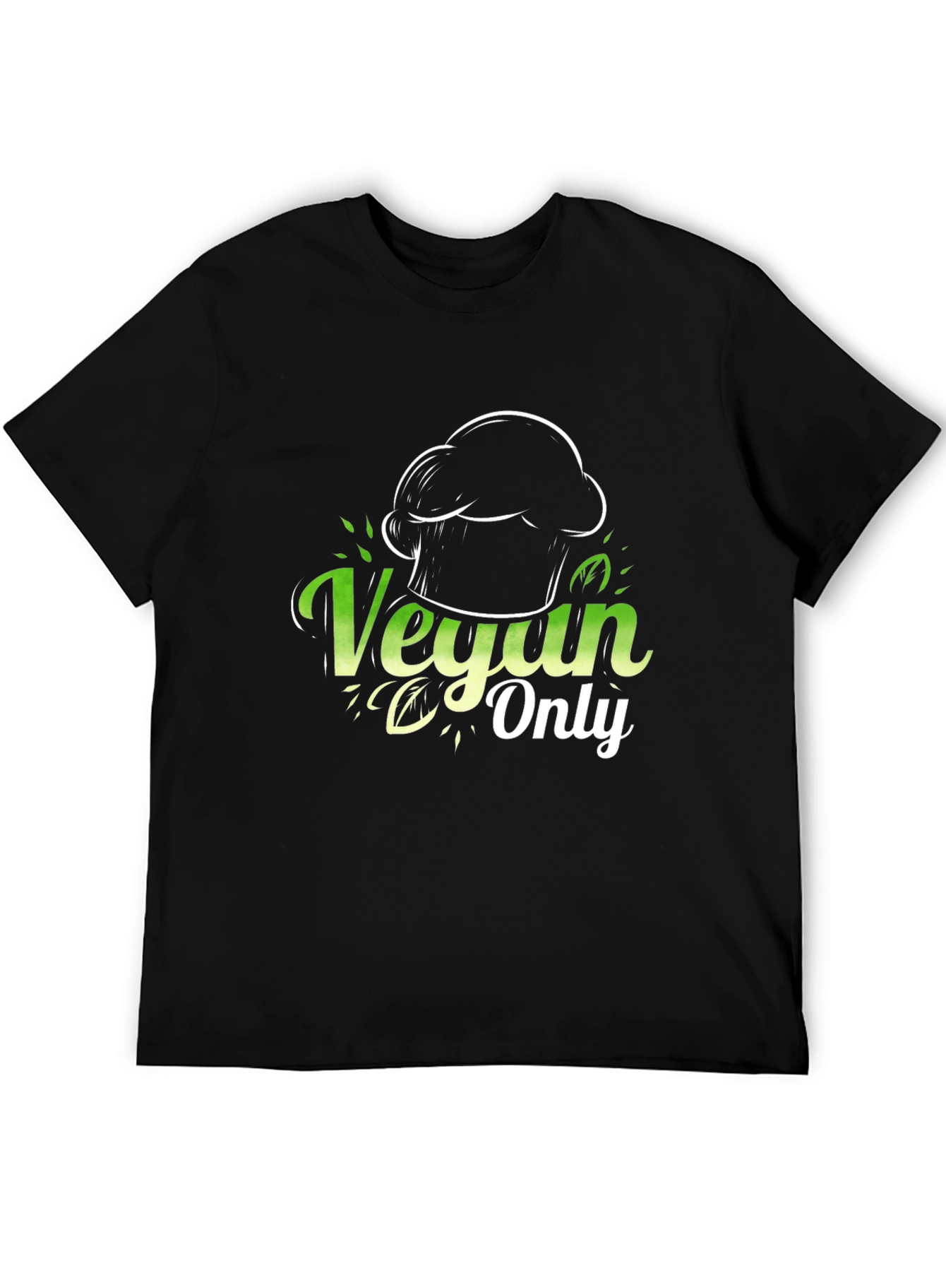 Vegan Only Chef T-Shirt - Stylish & Comfortable