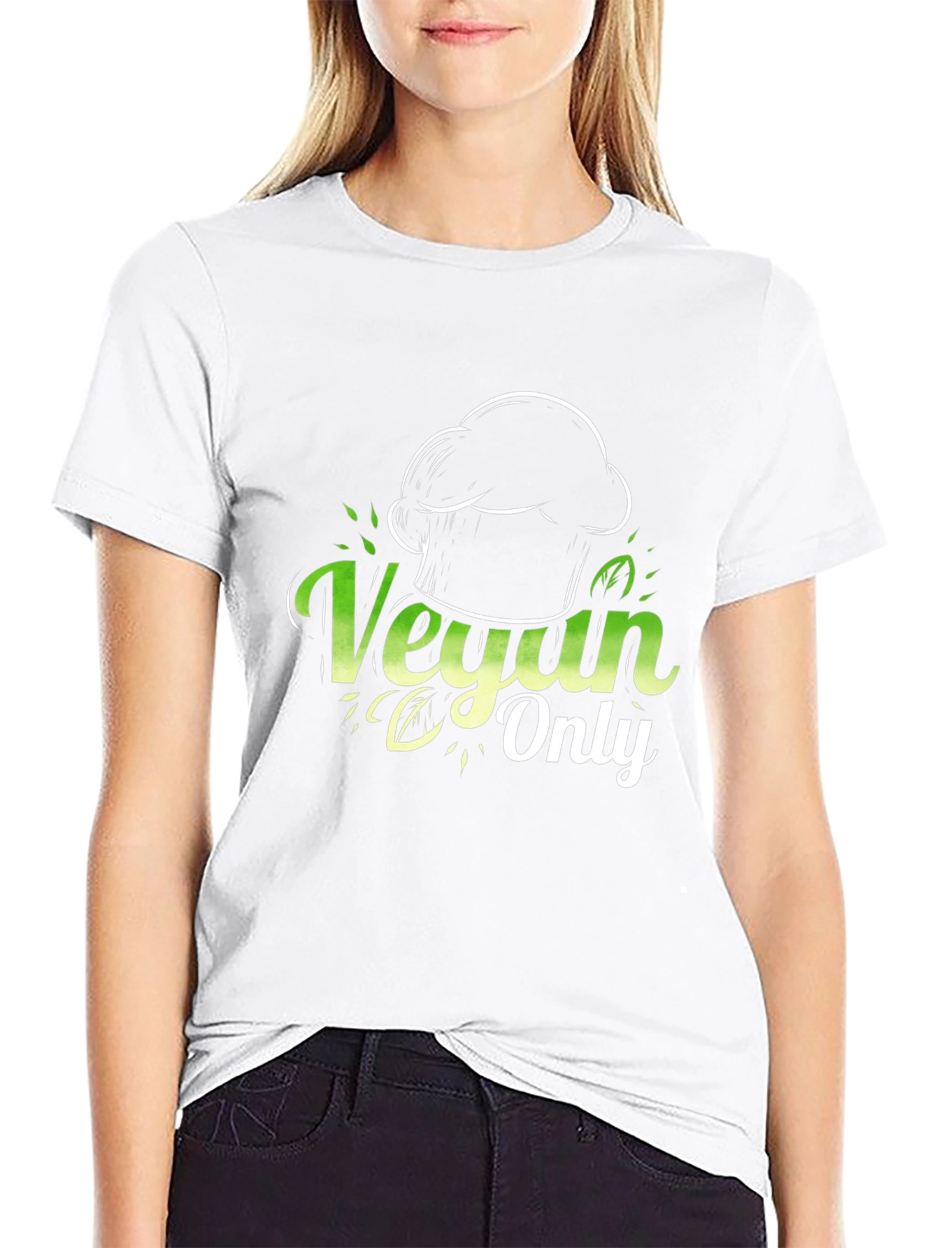 Vegan Only Chef T-Shirt - Stylish & Comfortable