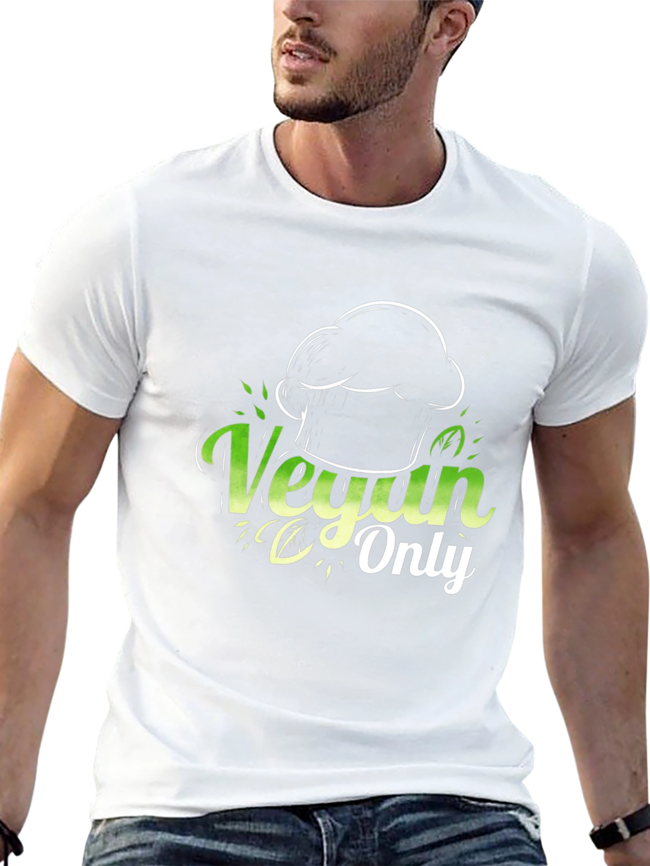 Vegan Only Chef T-Shirt - Stylish & Comfortable