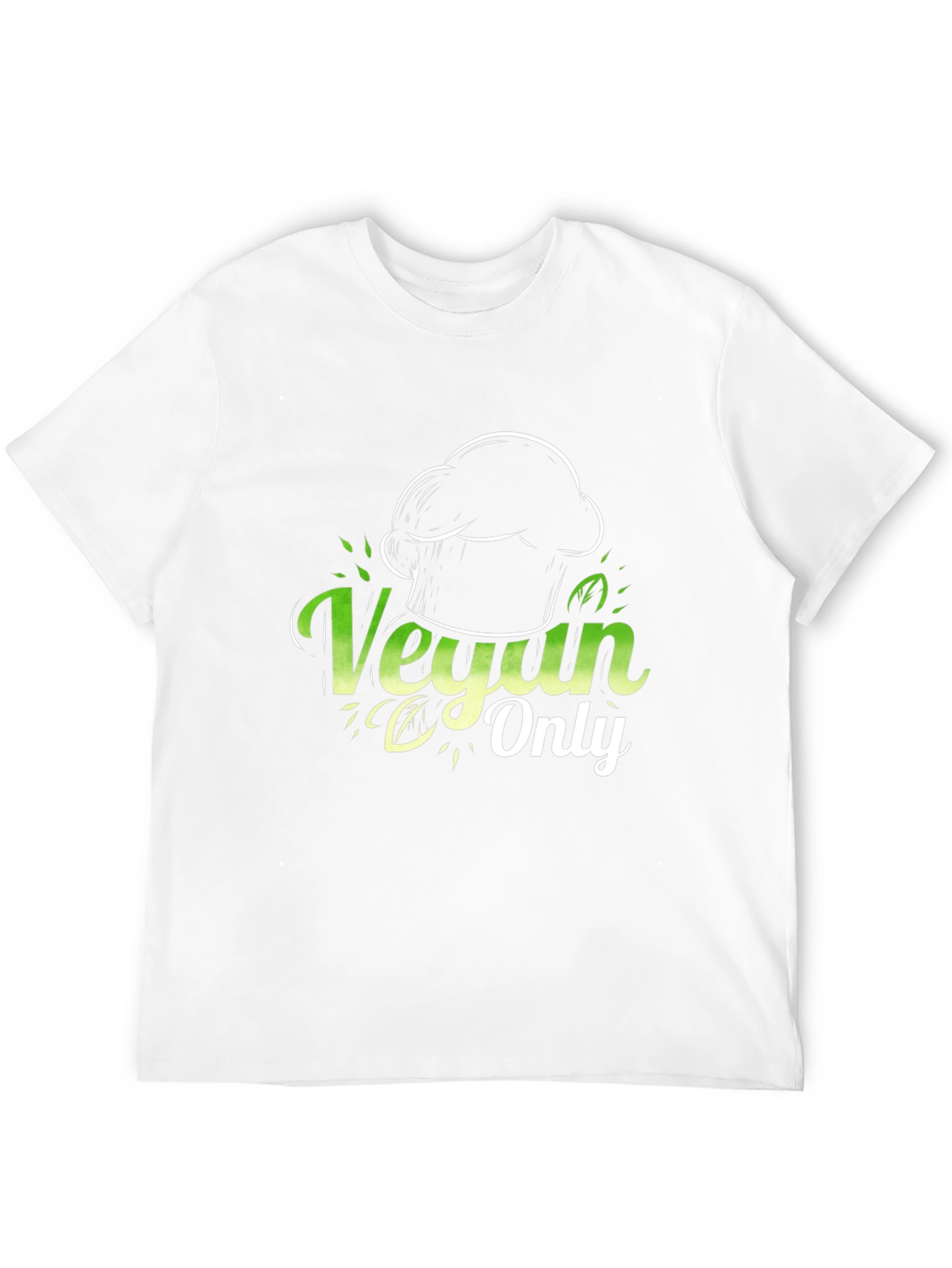 Vegan Only Chef T-Shirt - Stylish & Comfortable
