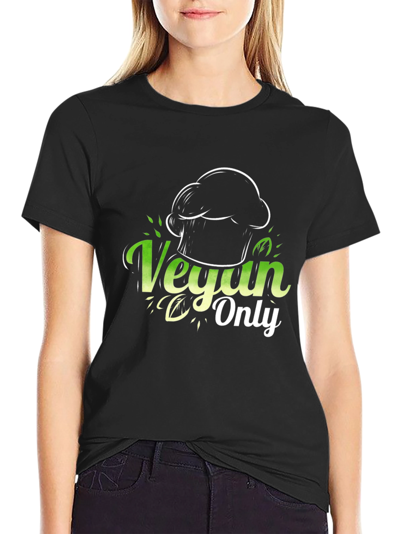 Vegan Only Chef T-Shirt - Stylish & Comfortable
