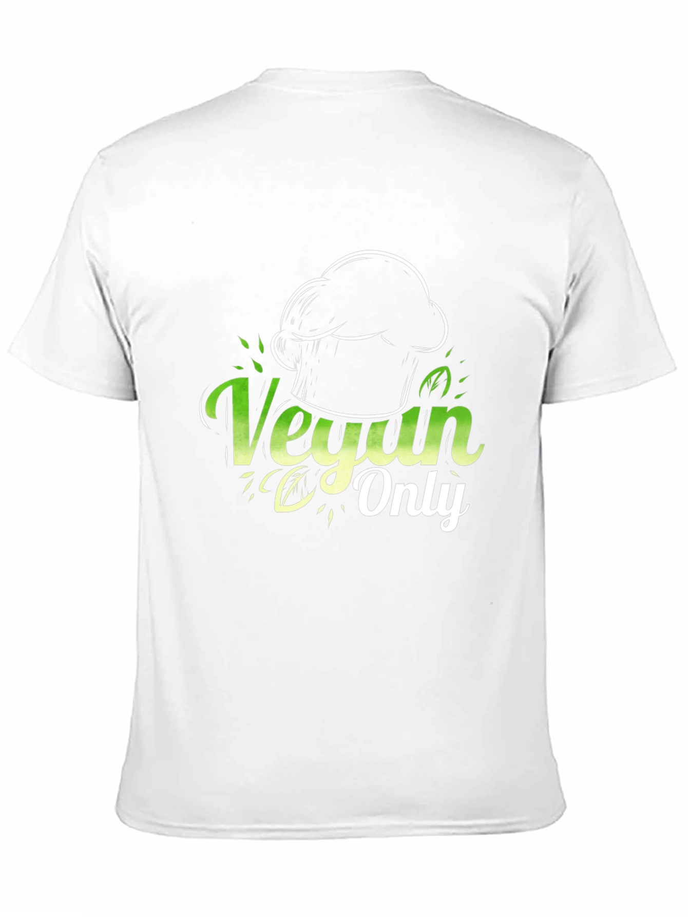 Vegan Only Chef T-Shirt - Stylish & Comfortable