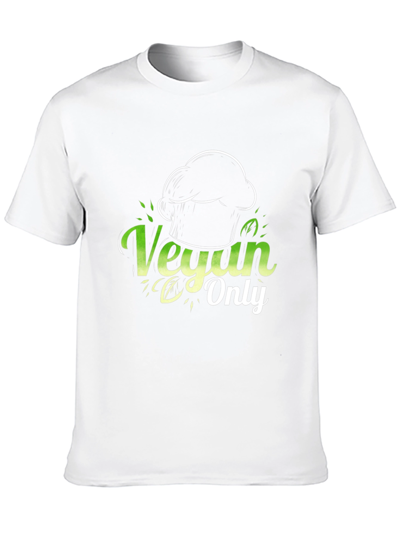 Vegan Only Chef T-Shirt - Stylish & Comfortable