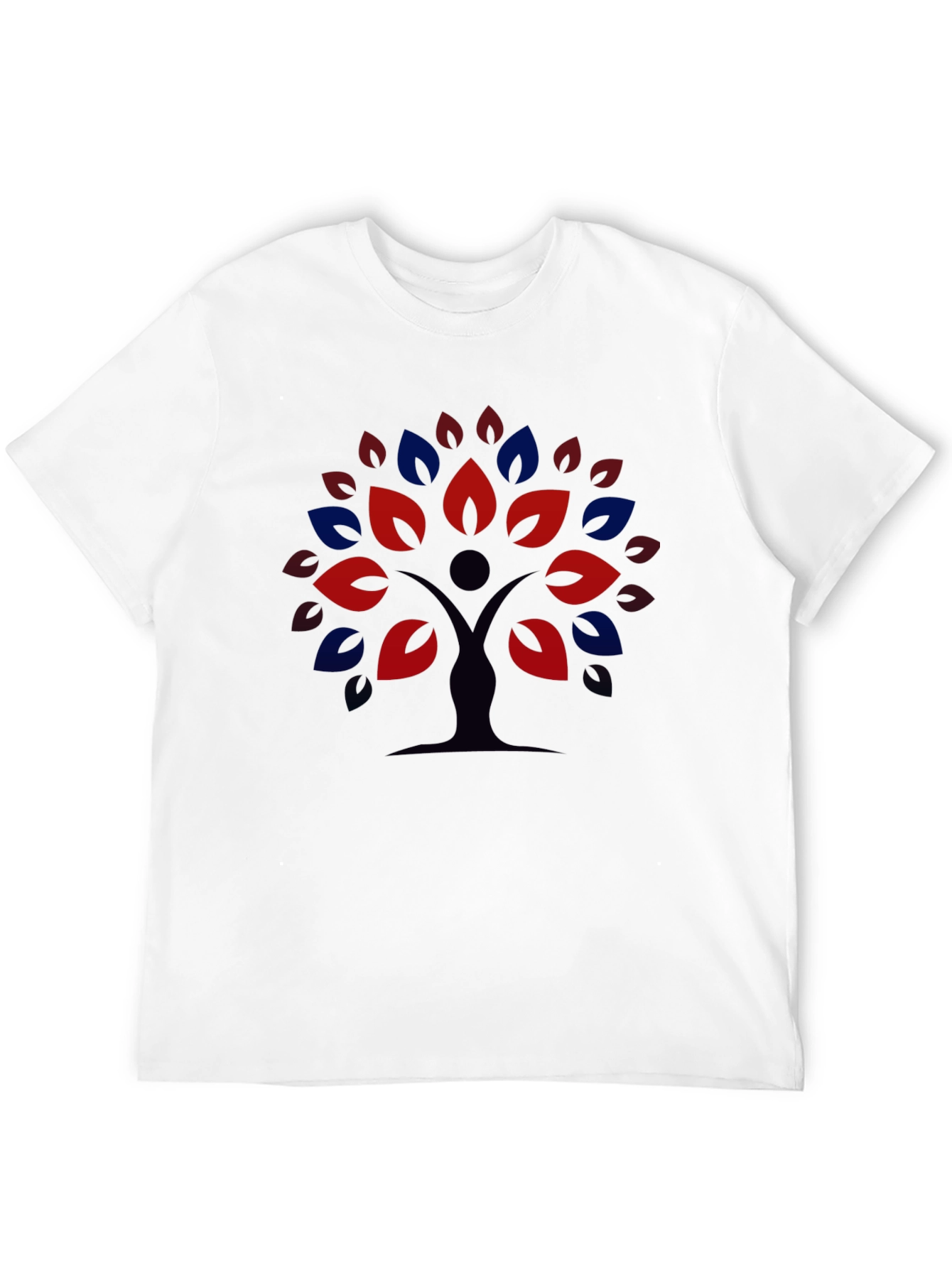 Nature Tree Graphic Tee - Black Unisex T-Shirt
