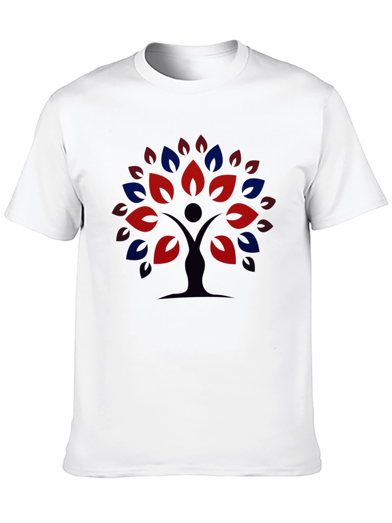 Nature Tree Graphic Tee - Black Unisex T-Shirt