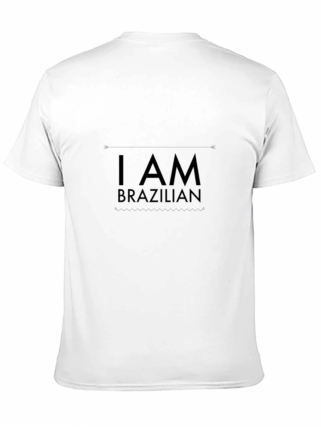 I AM BRAZILIAN Graphic Print Mens T-Shirt