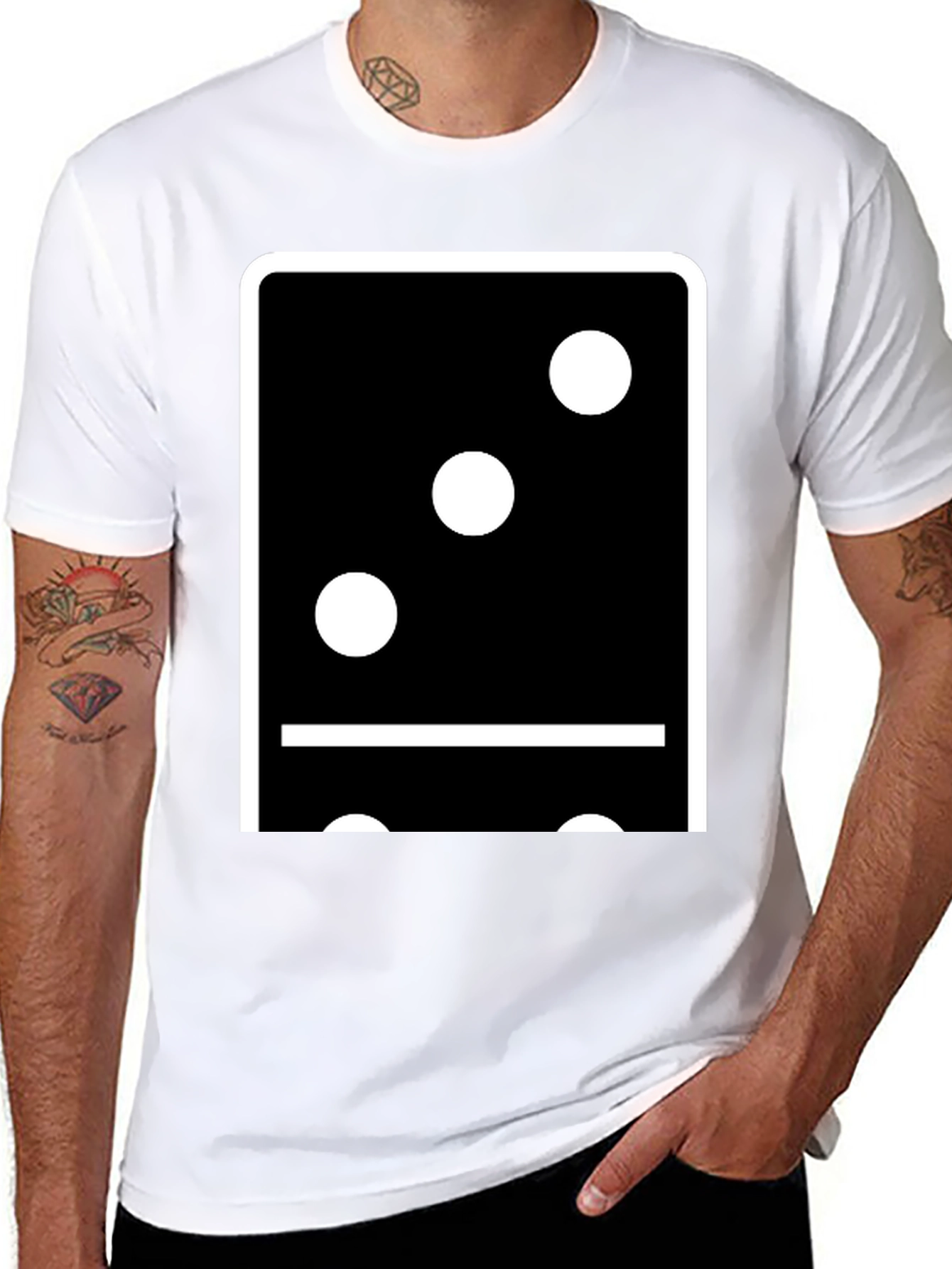 Domino T-Shirt - Classic Board Game Style