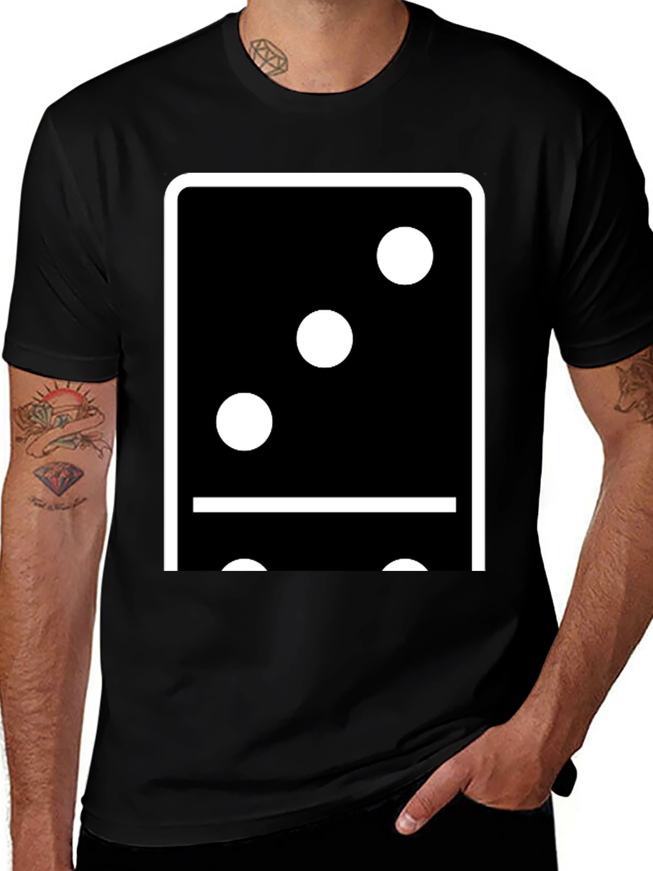Domino T-Shirt - Classic Board Game Style