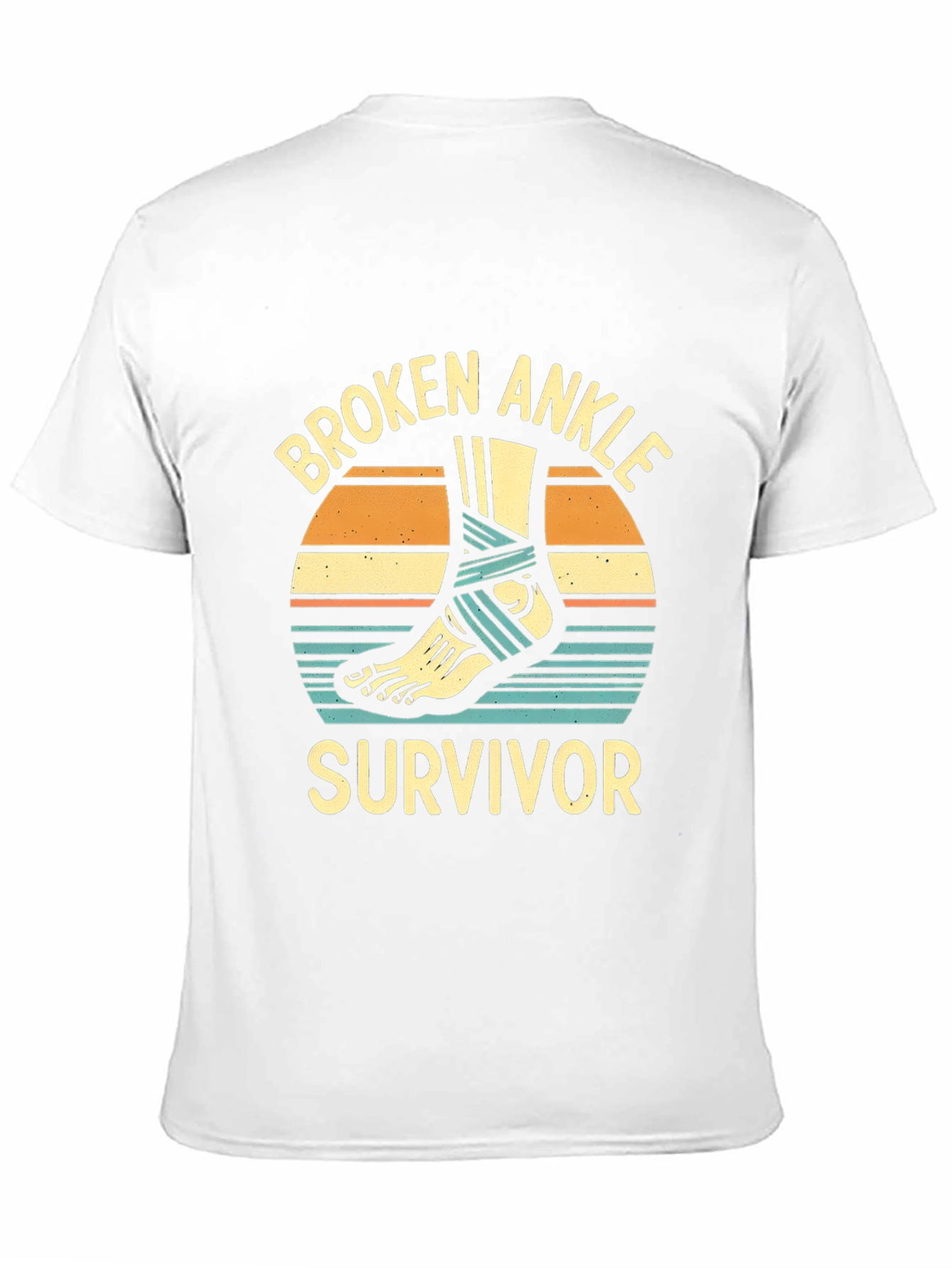 Broken Ankle Survivor Graphic T-Shirt