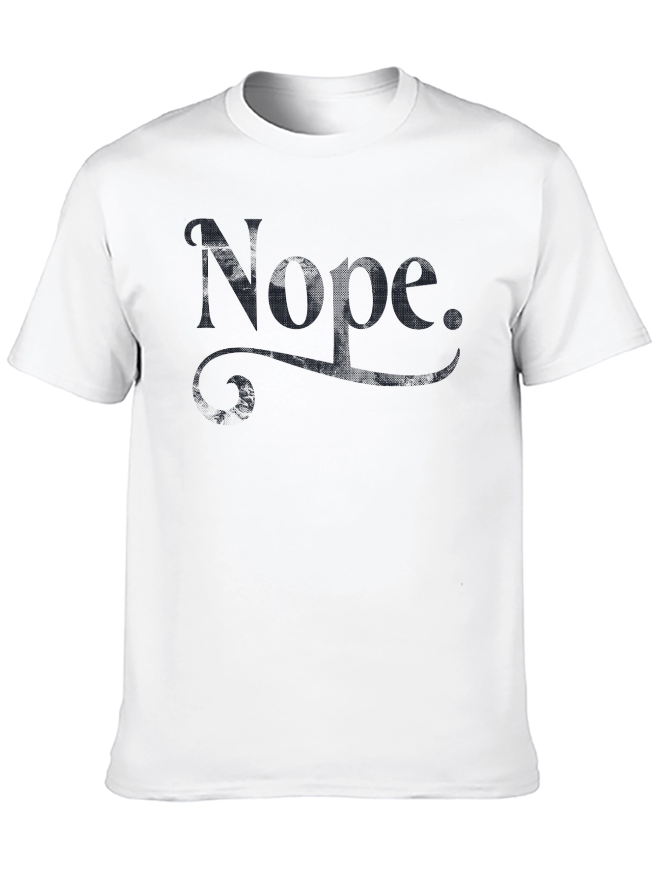 Nope Graphic Tee - Soft Cotton Casual T-Shirt