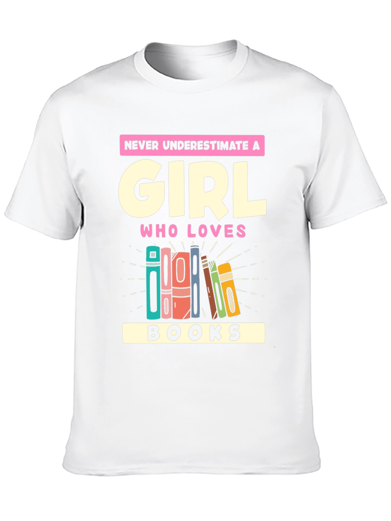 Book Lover Girls T-Shirt